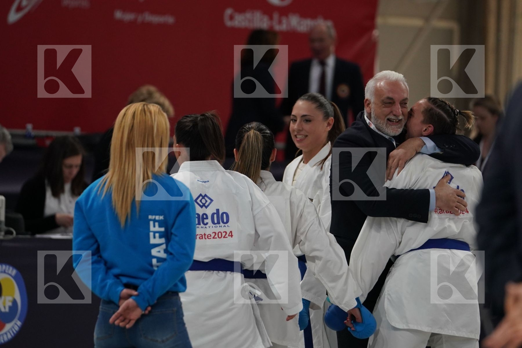 CROATIA vs ITALY in Senior Team Female Kumite - Bronze bout
