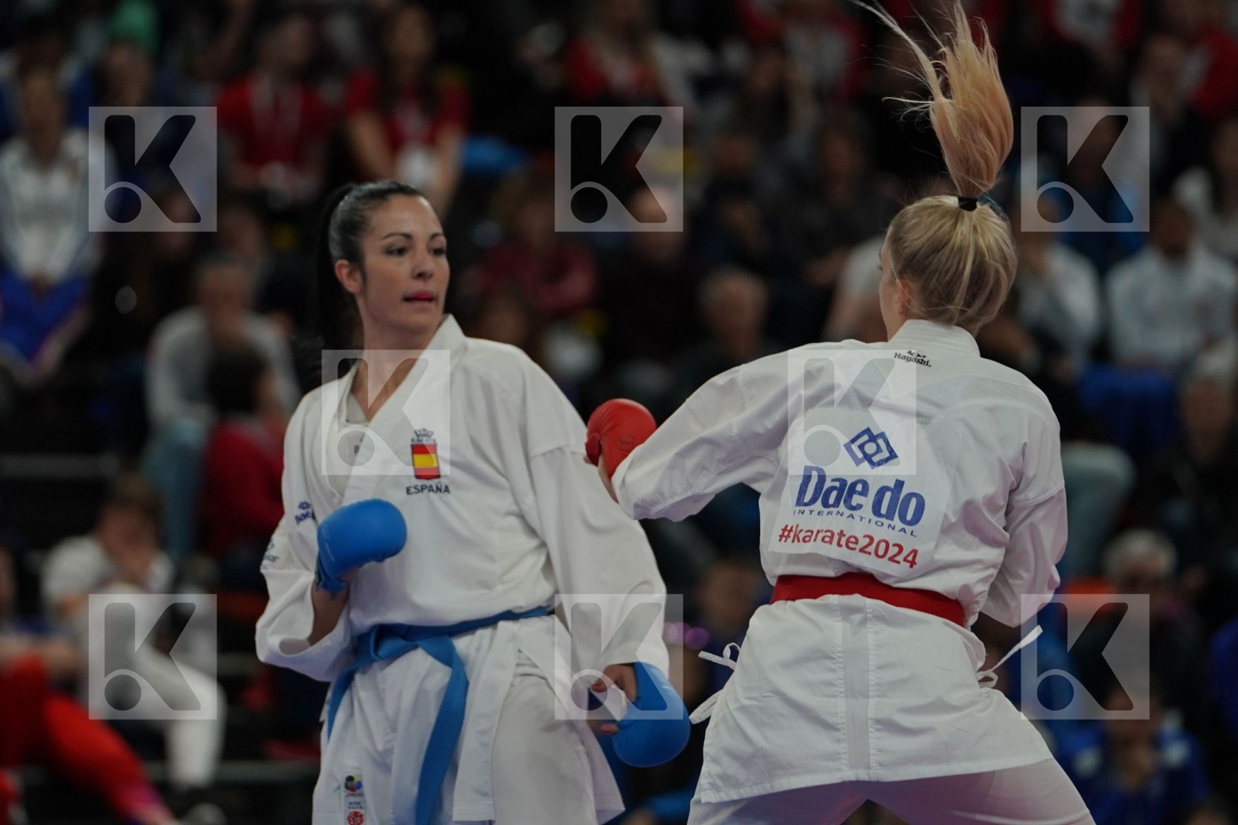 GERMANY vs ITALY in Senior Team Female Kumite - Bronze bout