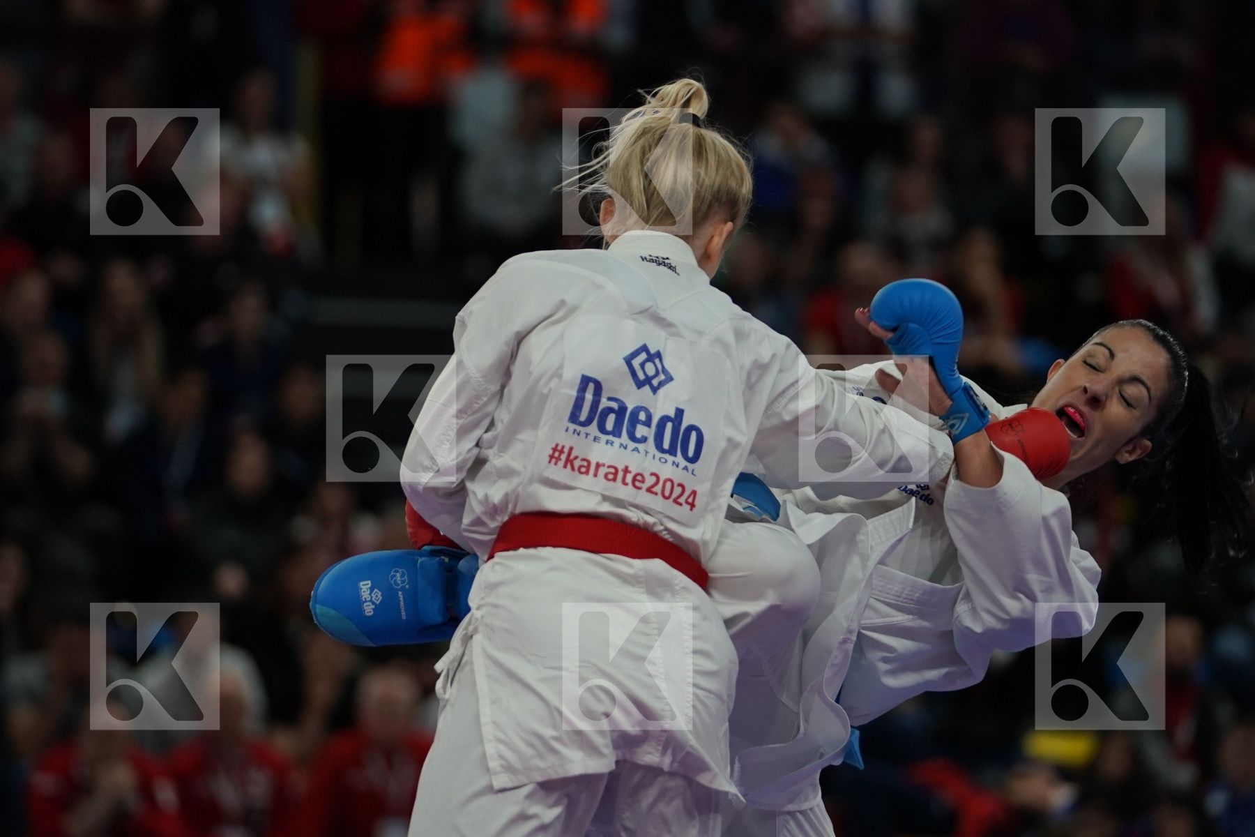 GERMANY vs ITALY in Senior Team Female Kumite - Bronze bout