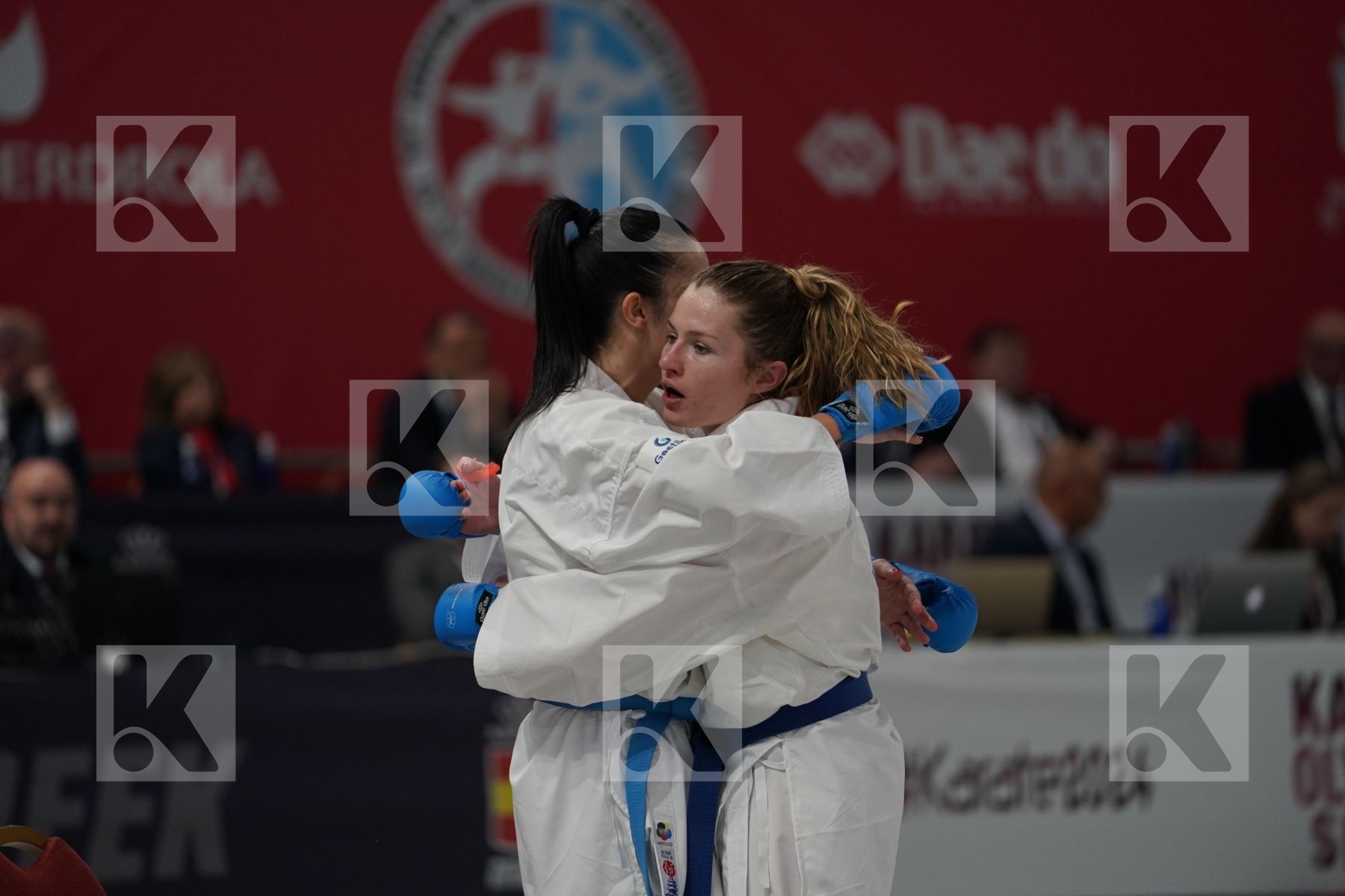GERMANY vs ITALY in Senior Team Female Kumite - Bronze bout