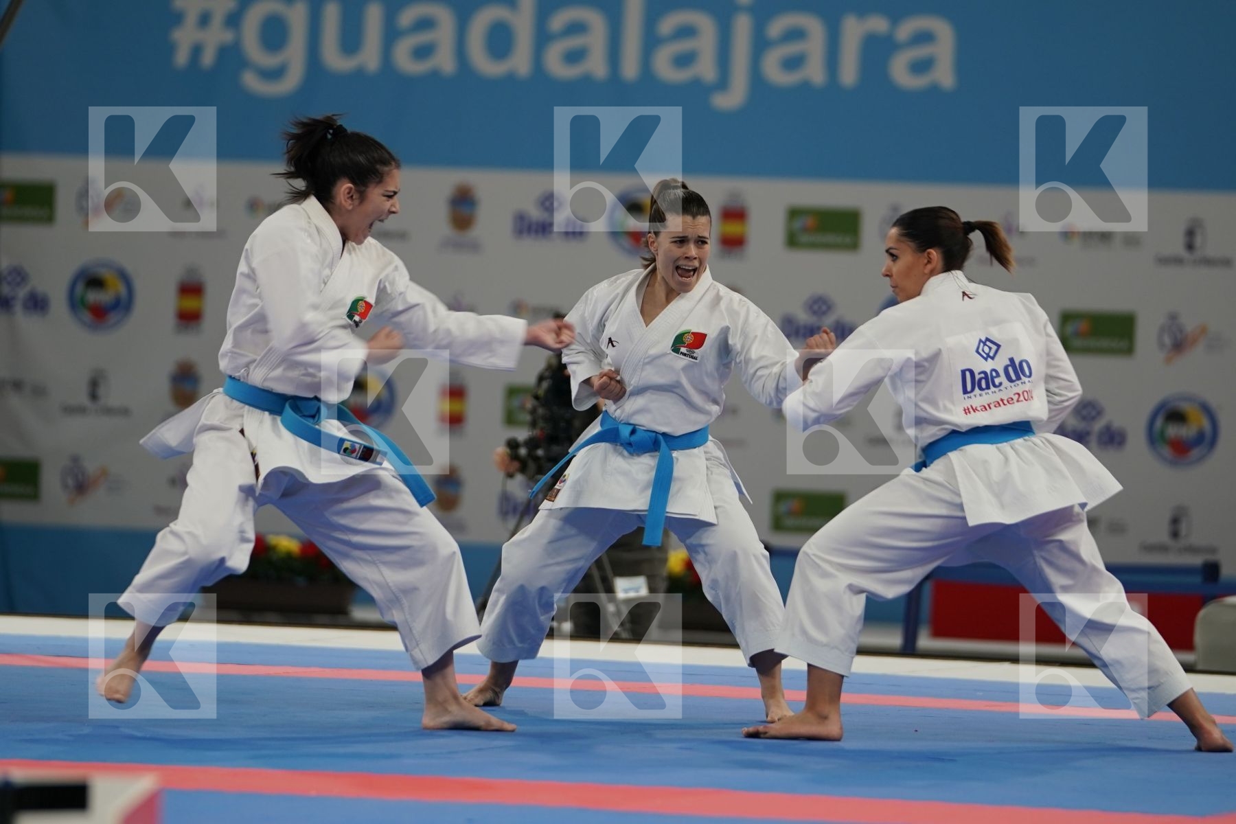 PORTUGAL in Senior Team Female Kata - Bronze bout
