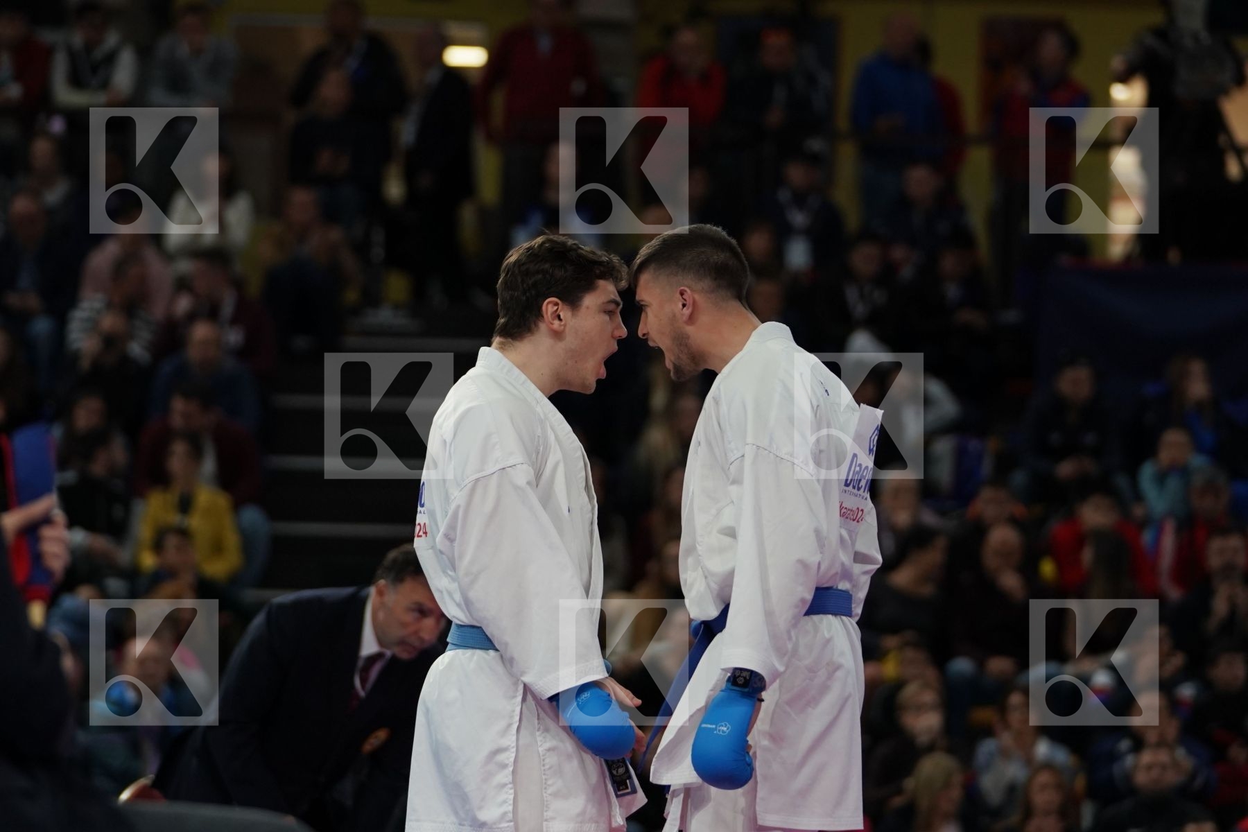 PORTUGAL vs SPAIN in Senior Team Male Kumite - Bronze bout