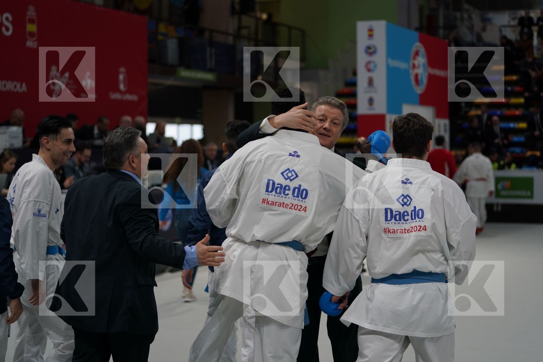 PORTUGAL vs SPAIN in Senior Team Male Kumite - Bronze bout