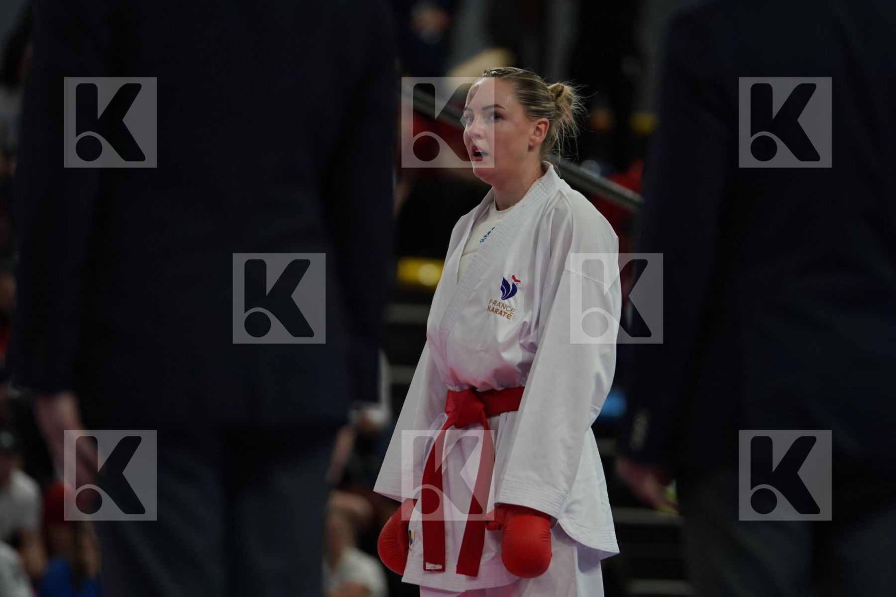 AGIER ALIZEE (FRANCE) vs QUIRICI ELENA (SWITZERLAND) in Senior Kumite -68 Kg - Final bout