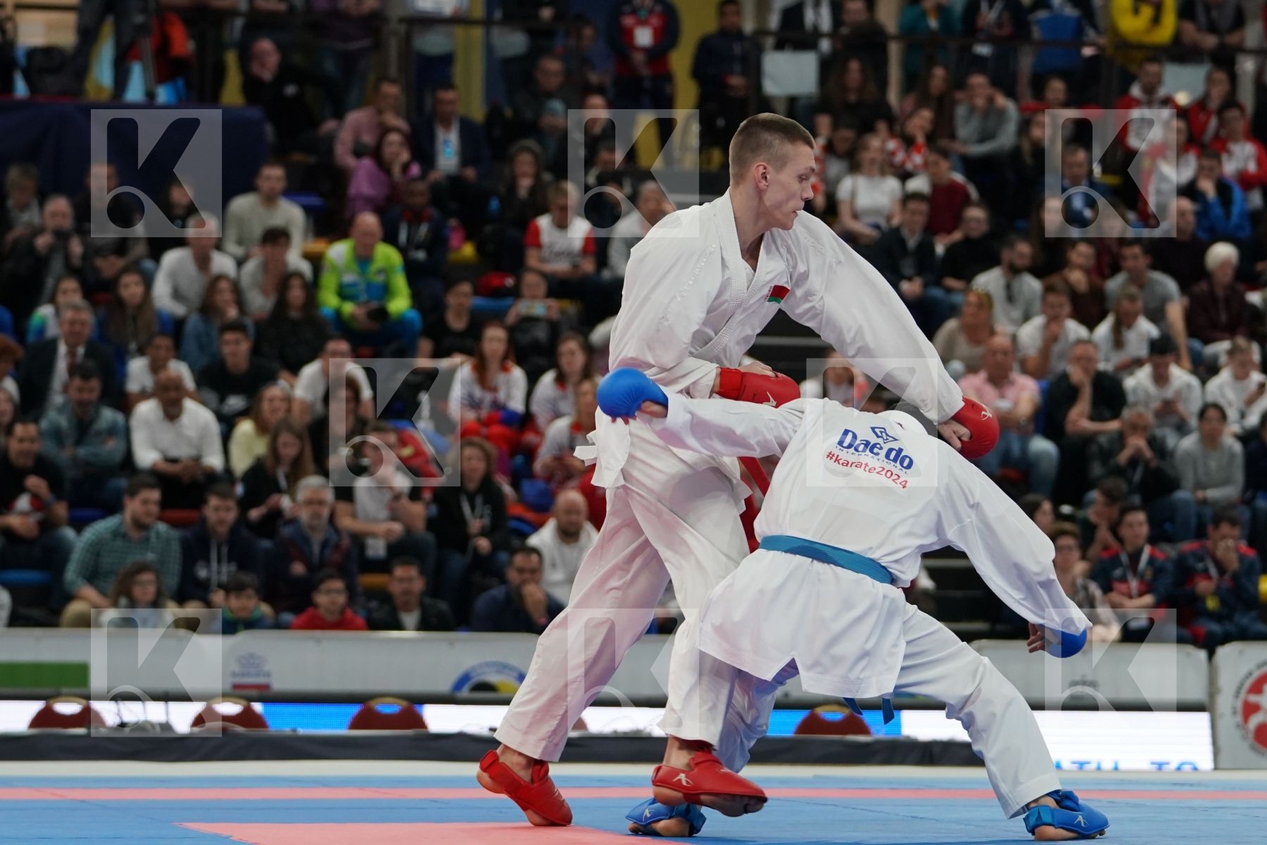 ISAKAU ANTON (BELARUS) vs AKTAS UGUR (TURKEY) in Senior Kumite -84 Kg - Final bout