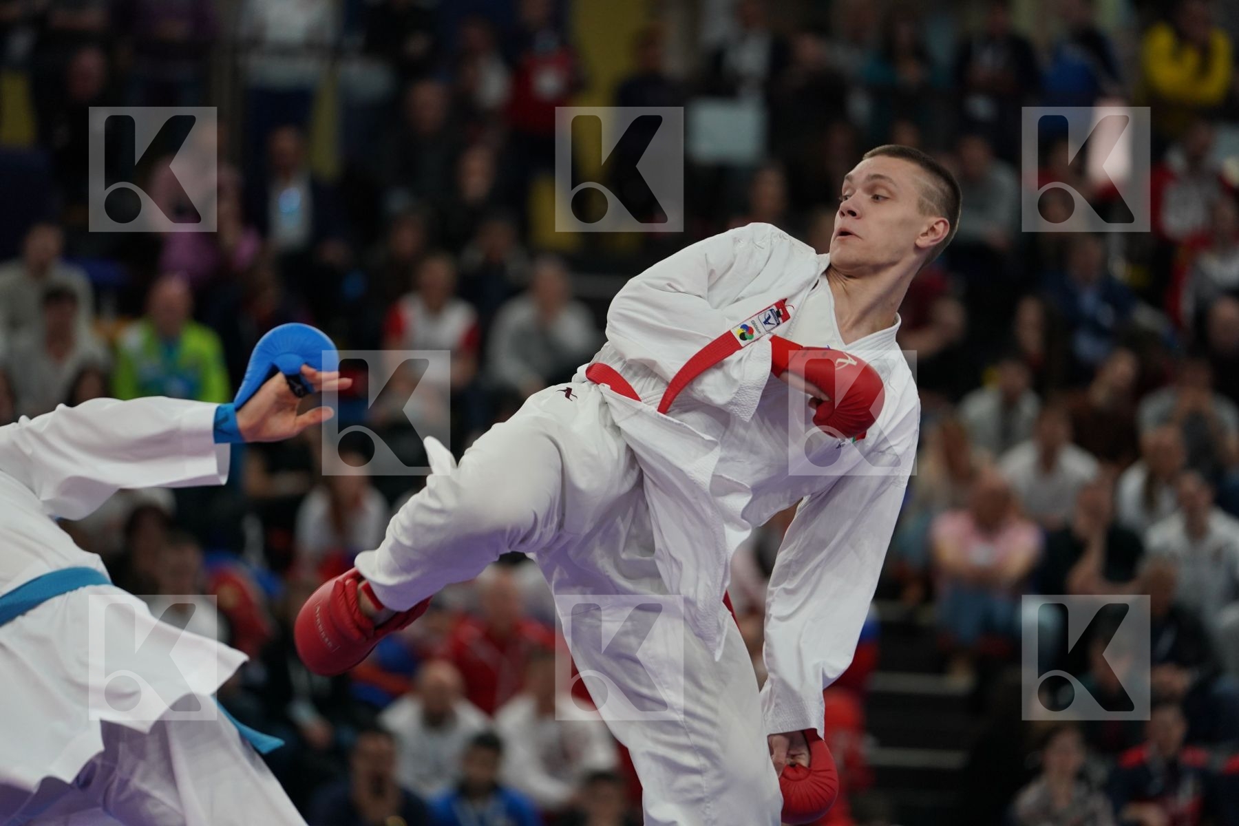 ISAKAU ANTON (BELARUS) vs AKTAS UGUR (TURKEY) in Senior Kumite -84 Kg - Final bout