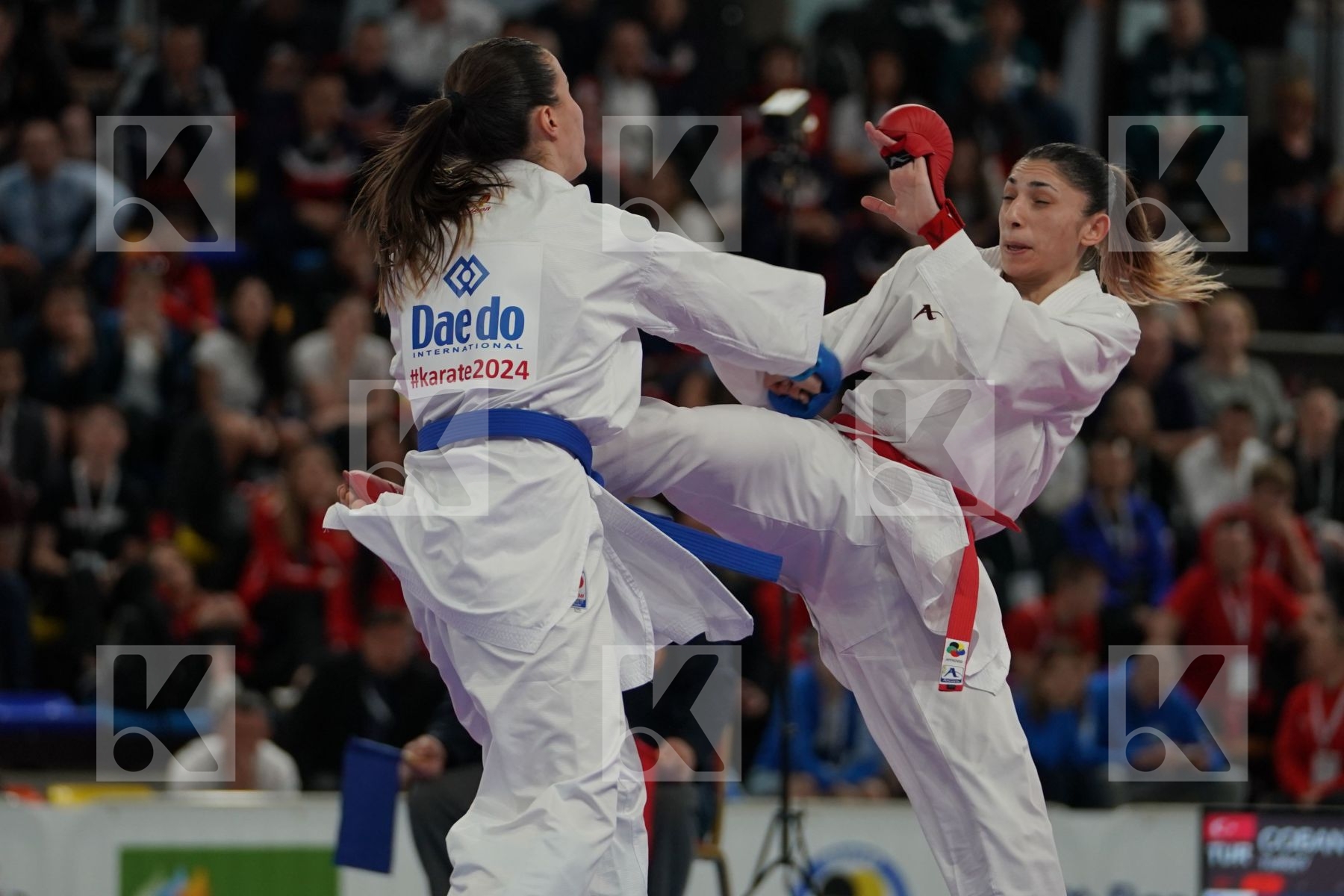 COBAN MERVE (TURKEY) vs RISTIC TJASA (SLOVENIA) in Senior Kumite -61 Kg - Final bout
