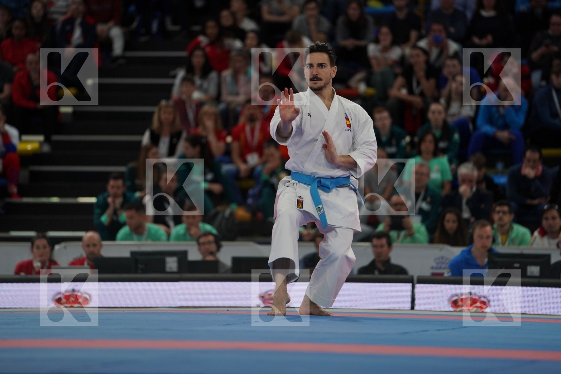 QUINTERO CAPDEVILA DAMIAN HUGO (SPAIN) in Senior Male Kata - Final bout