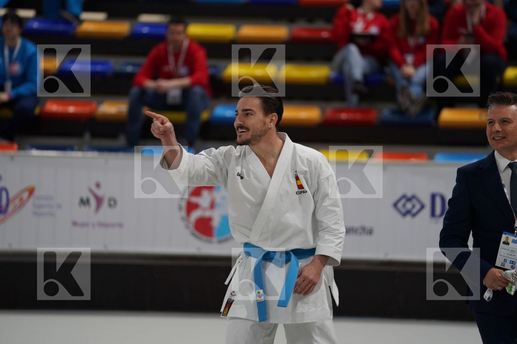 QUINTERO CAPDEVILA DAMIAN HUGO (SPAIN) in Senior Male Kata - Final bout