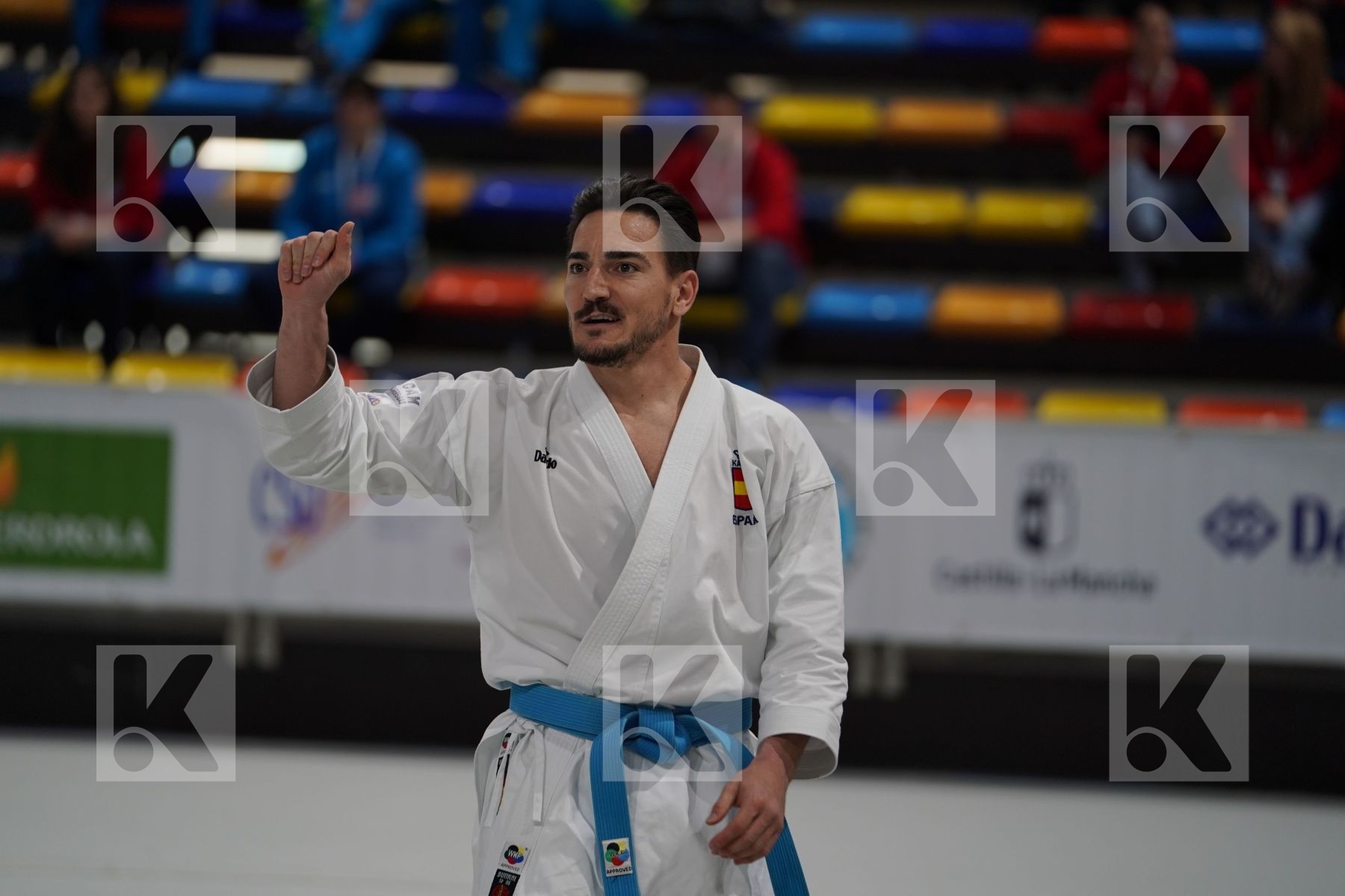 QUINTERO CAPDEVILA DAMIAN HUGO (SPAIN) in Senior Male Kata - Final bout