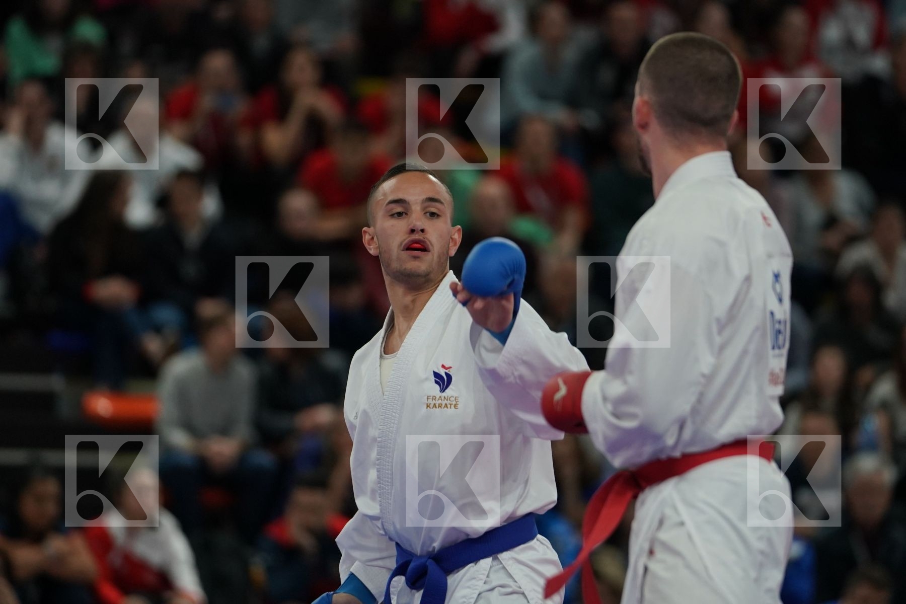 HODZIC MARIO (MONTENEGRO) vs DACOSTA STEVEN (FRANCE) in Senior Kumite -67 Kg - Final bout