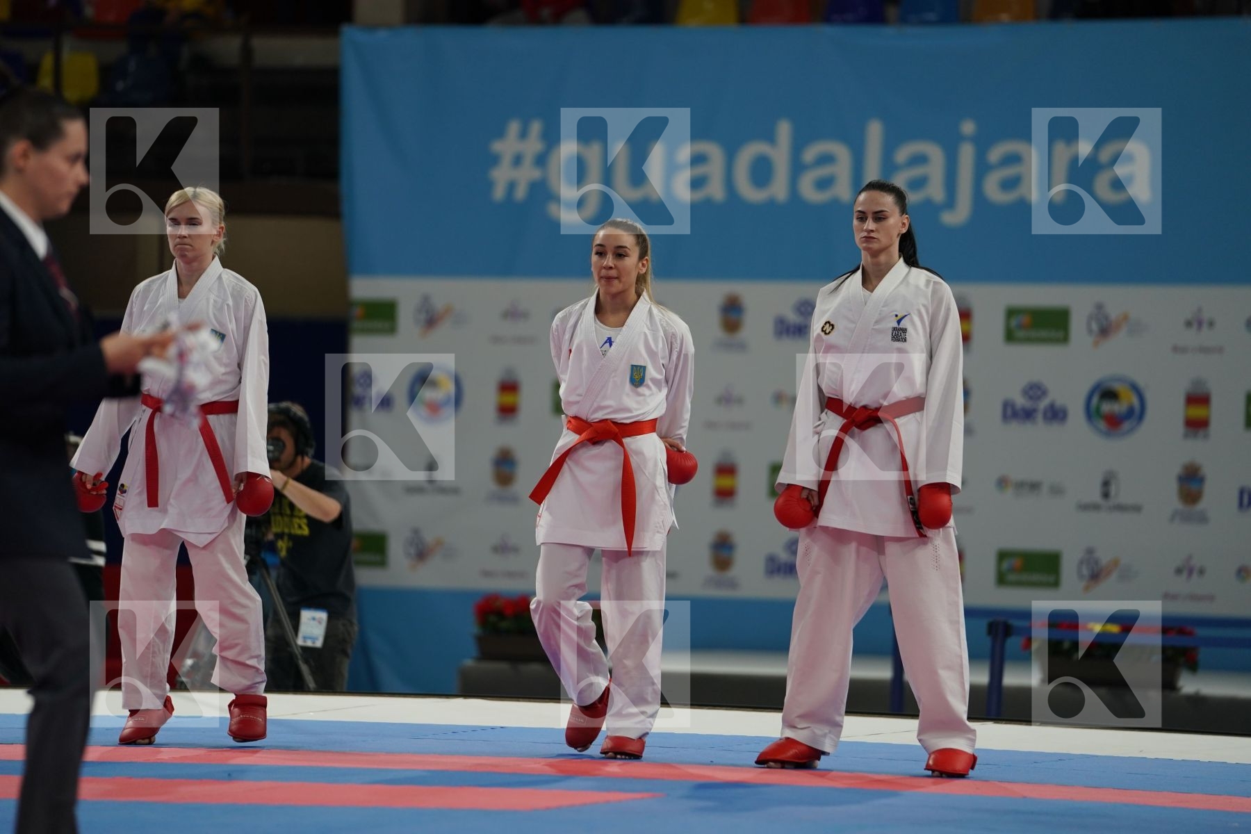 UKRAINE vs TURKEY in Senior Team Female Kumite - Final bout