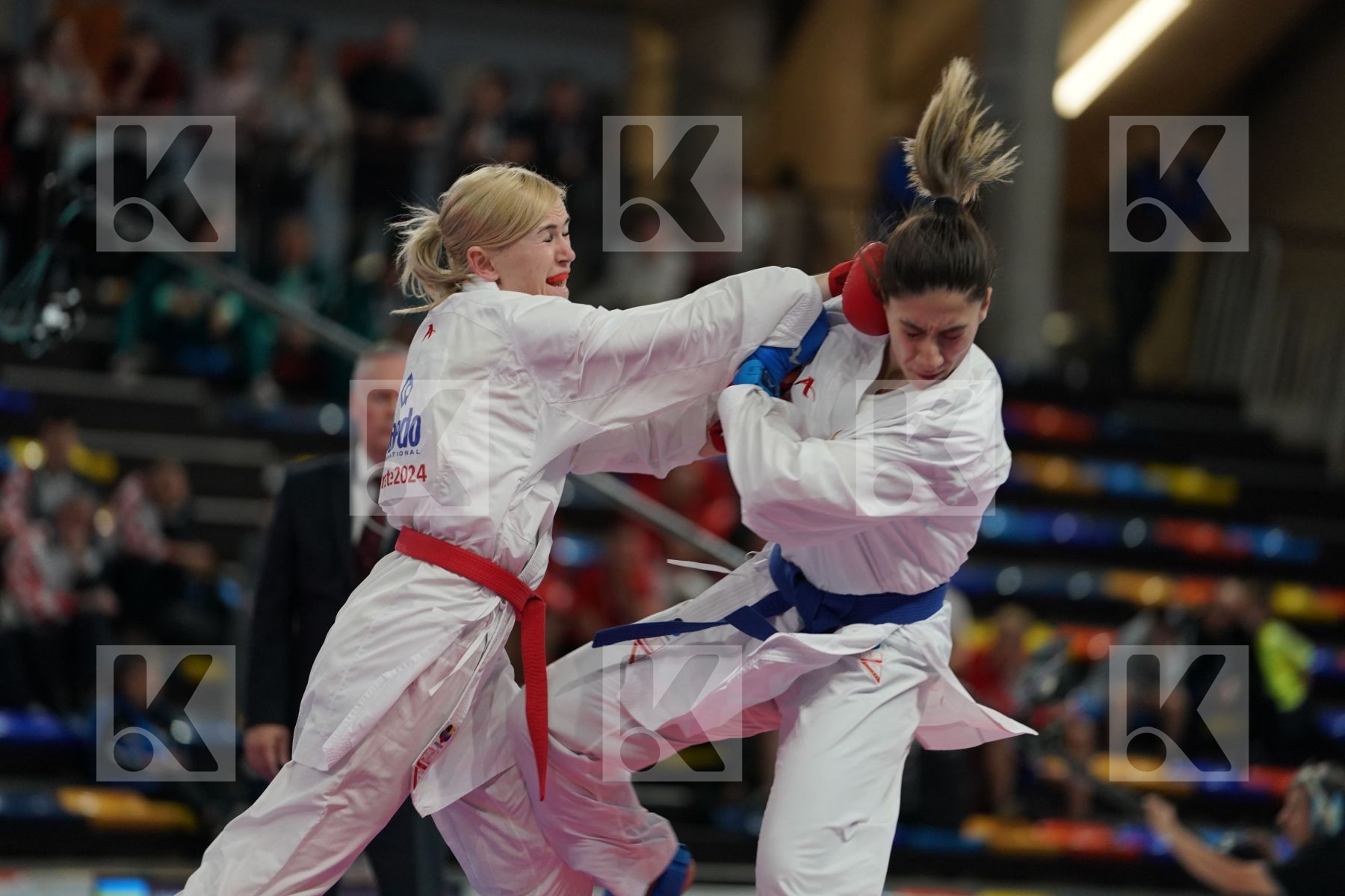UKRAINE vs TURKEY in Senior Team Female Kumite - Final bout