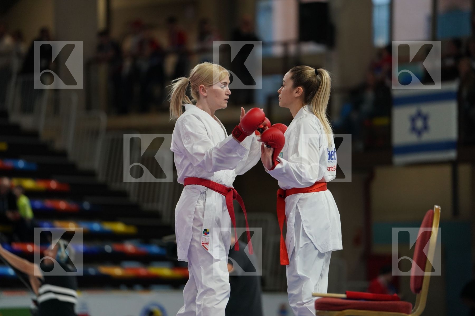 UKRAINE vs TURKEY in Senior Team Female Kumite - Final bout