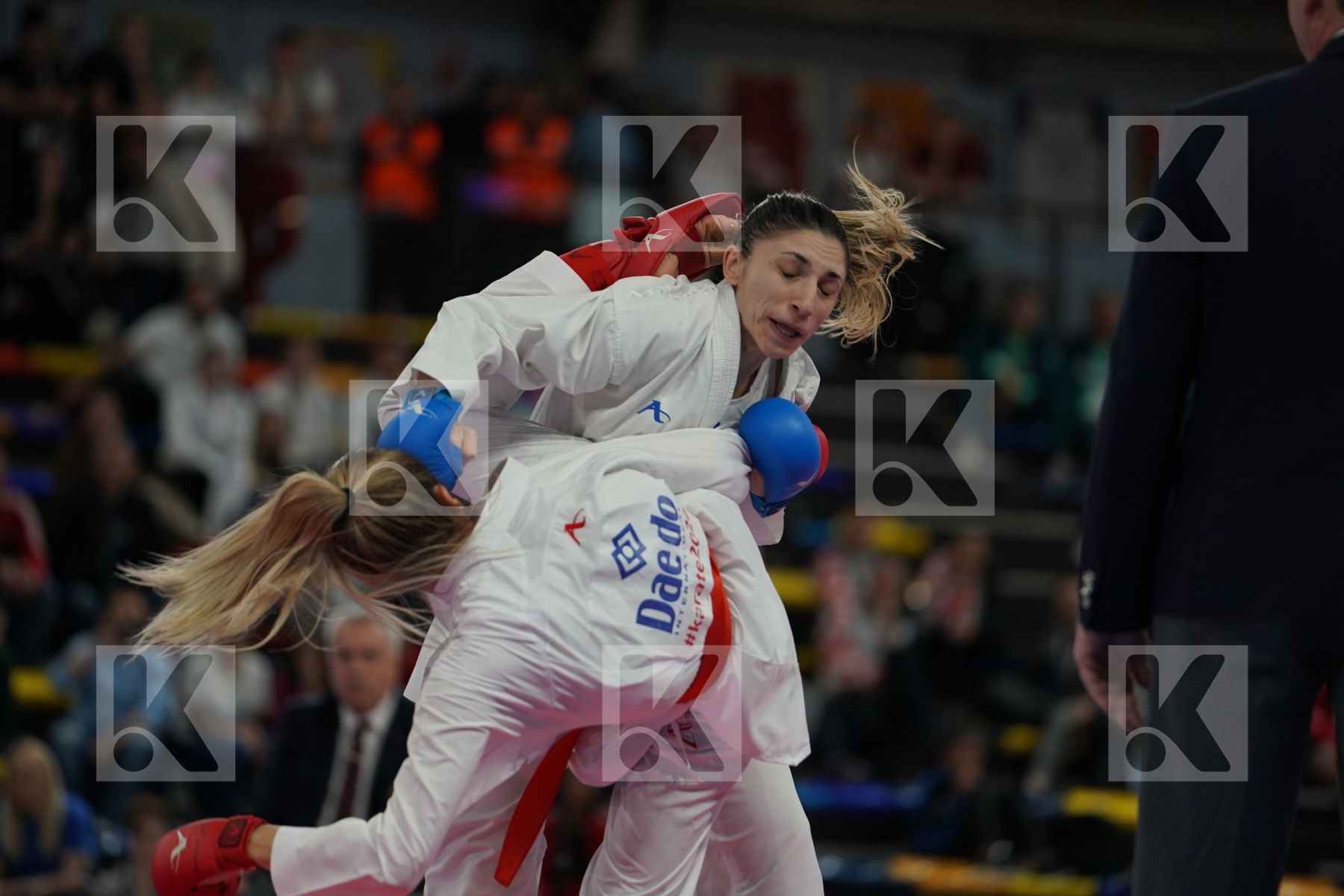 UKRAINE vs TURKEY in Senior Team Female Kumite - Final bout