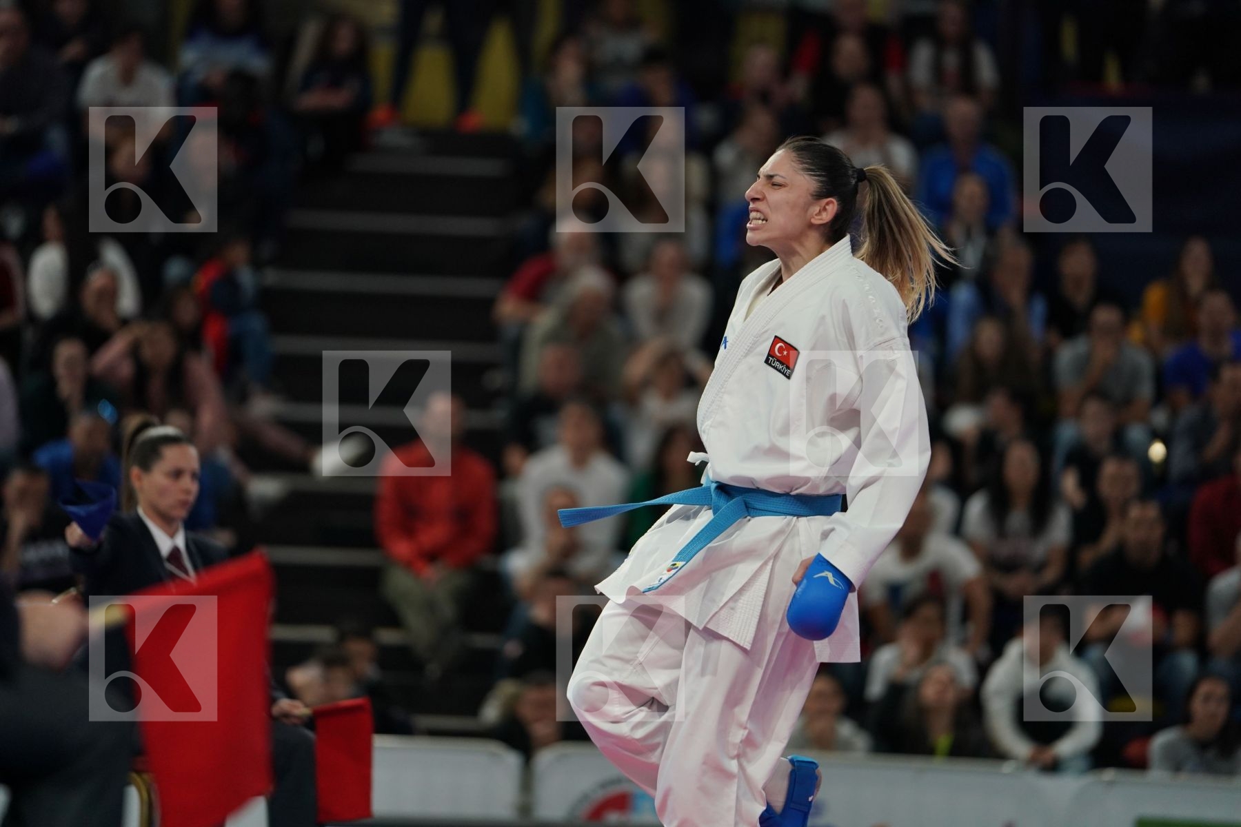 UKRAINE vs TURKEY in Senior Team Female Kumite - Final bout