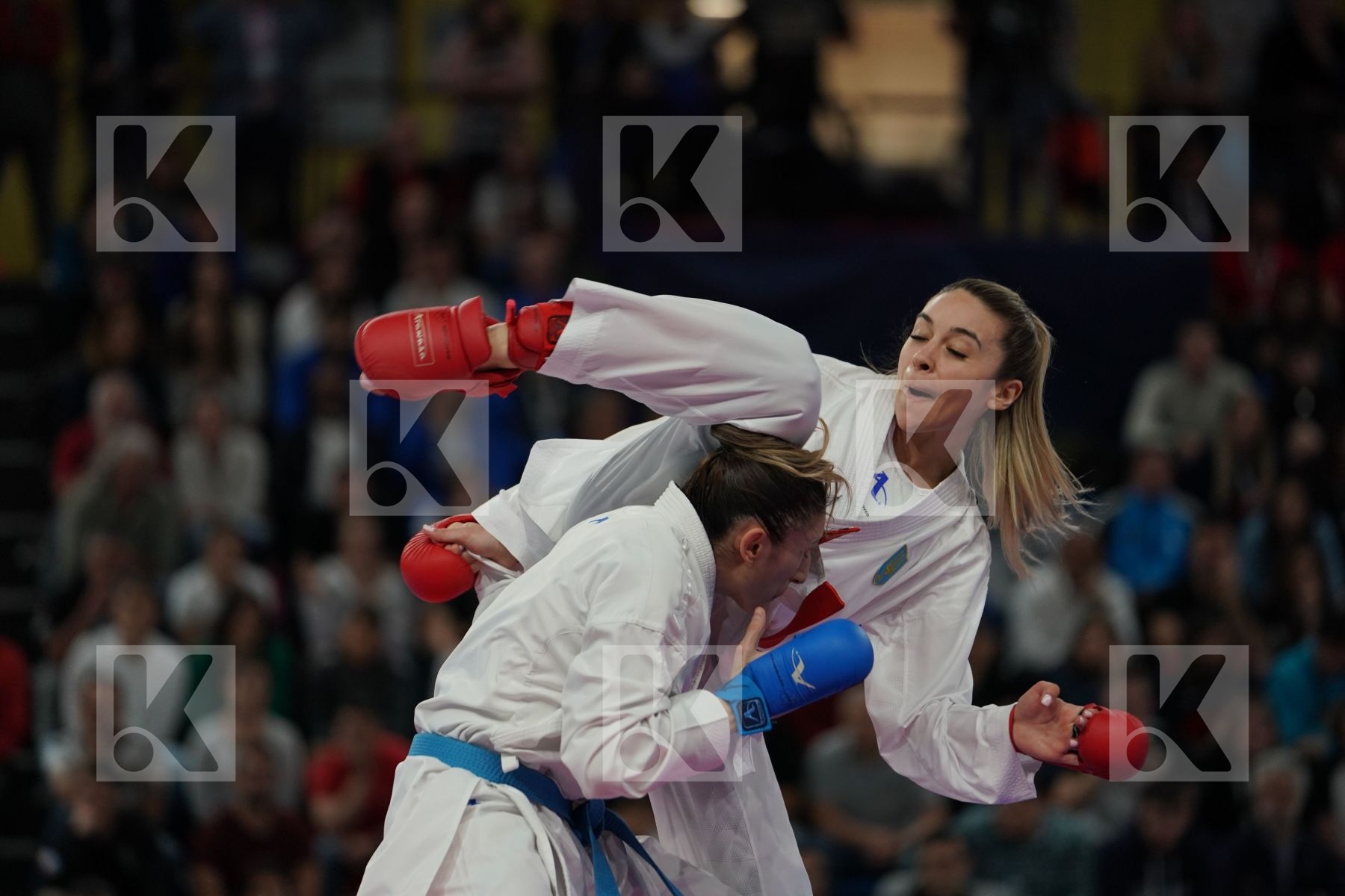 UKRAINE vs TURKEY in Senior Team Female Kumite - Final bout