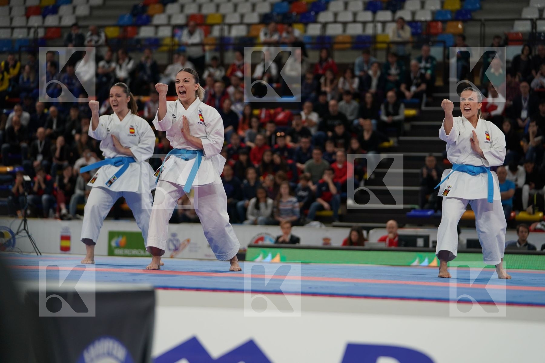 SPAIN in Senior Team Female Kata - Final bout