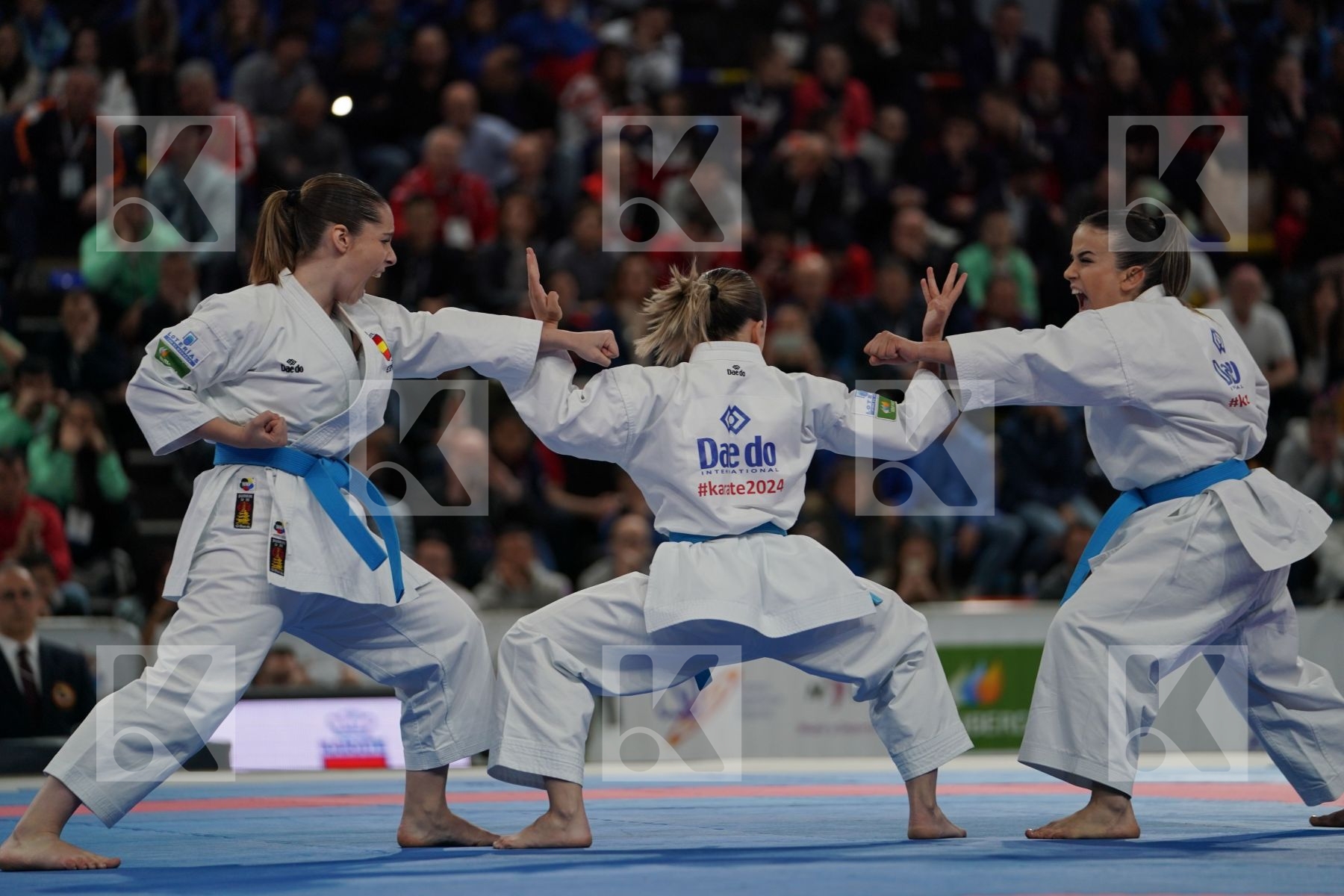SPAIN in Senior Team Female Kata - Final bout