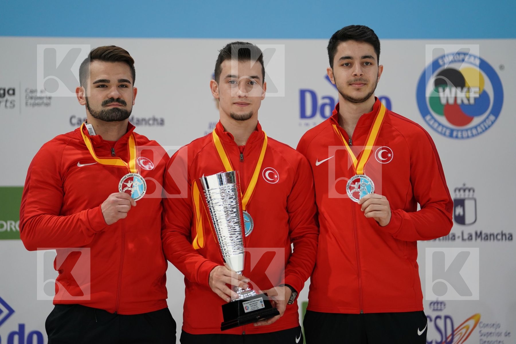 TURKEY in Senior Team Male Kata - Podium ceremony