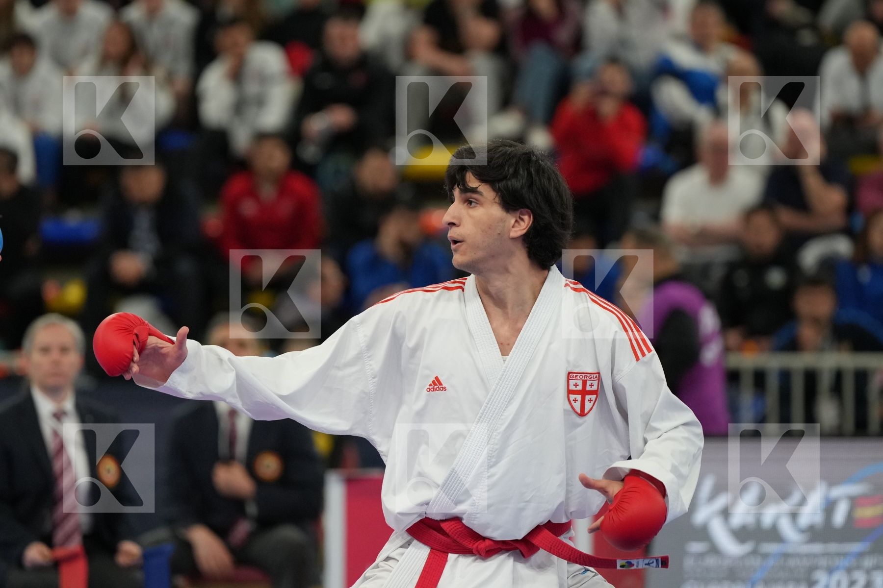 VASADZE LUKA (GEO) vs TIMMERMANS BRIAN (NETHERLAND) in Male Kumite -84 Kg - bronze bout
