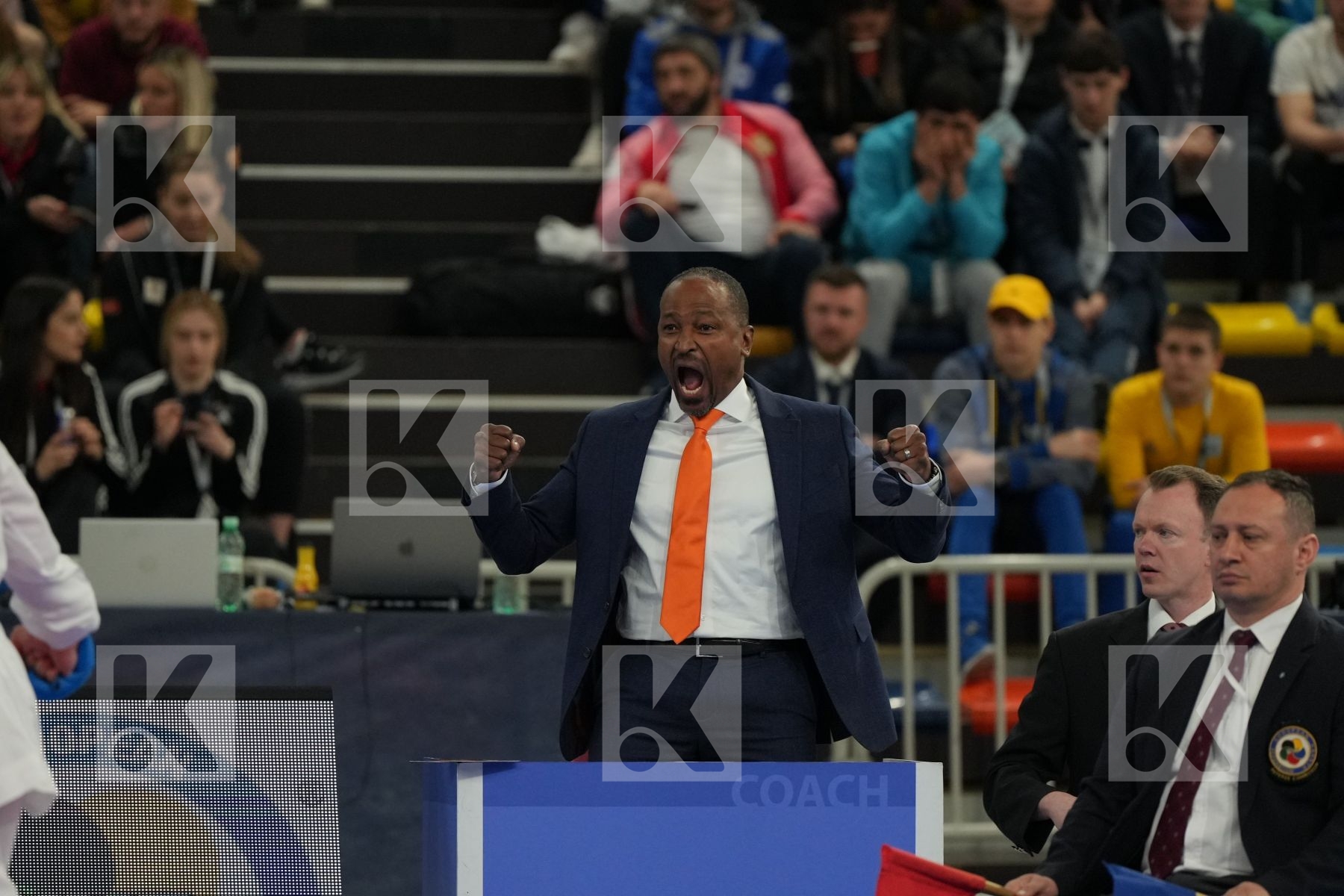 VASADZE LUKA (GEO) vs TIMMERMANS BRIAN (NETHERLAND) in Male Kumite -84 Kg - bronze bout
