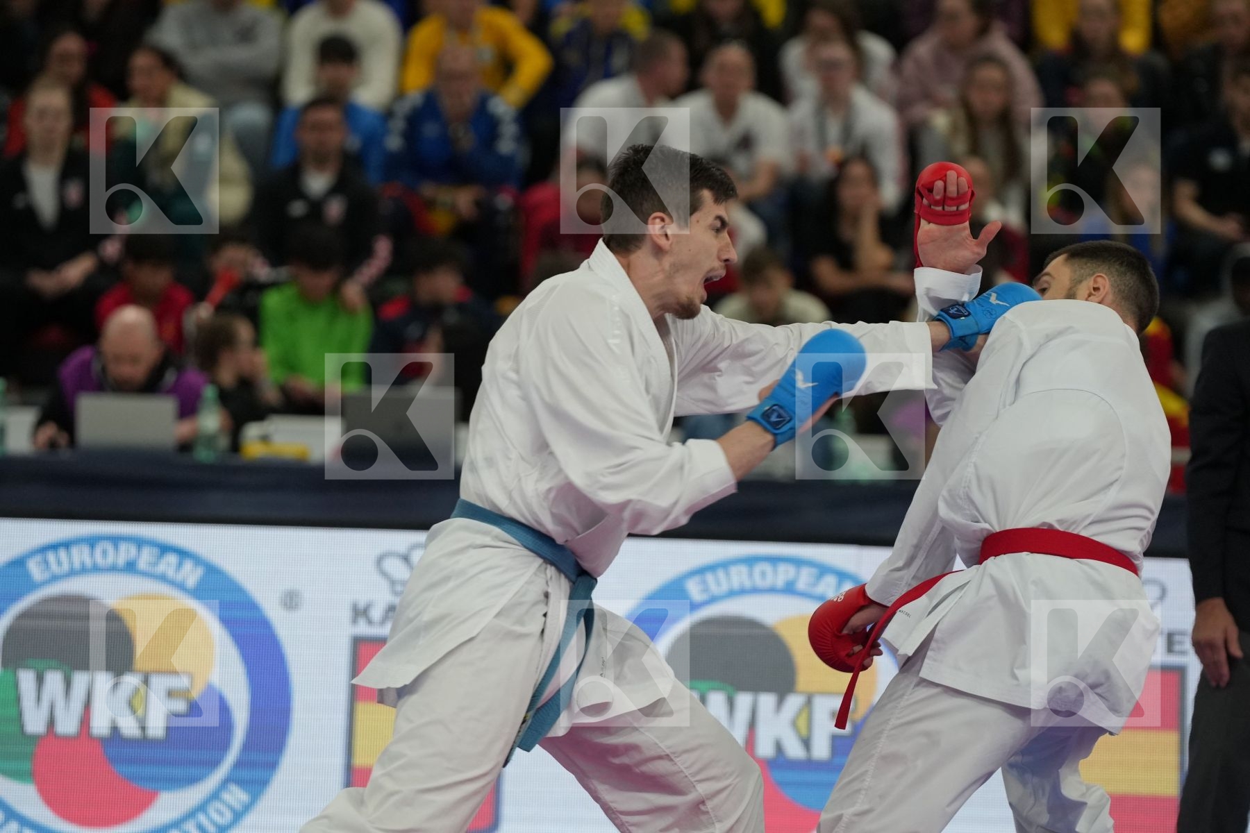 MARTINA MICHELE (ITALY) vs GARIBOVIC ENES (CROATIA) in Male Kumite -84 Kg - Final bout