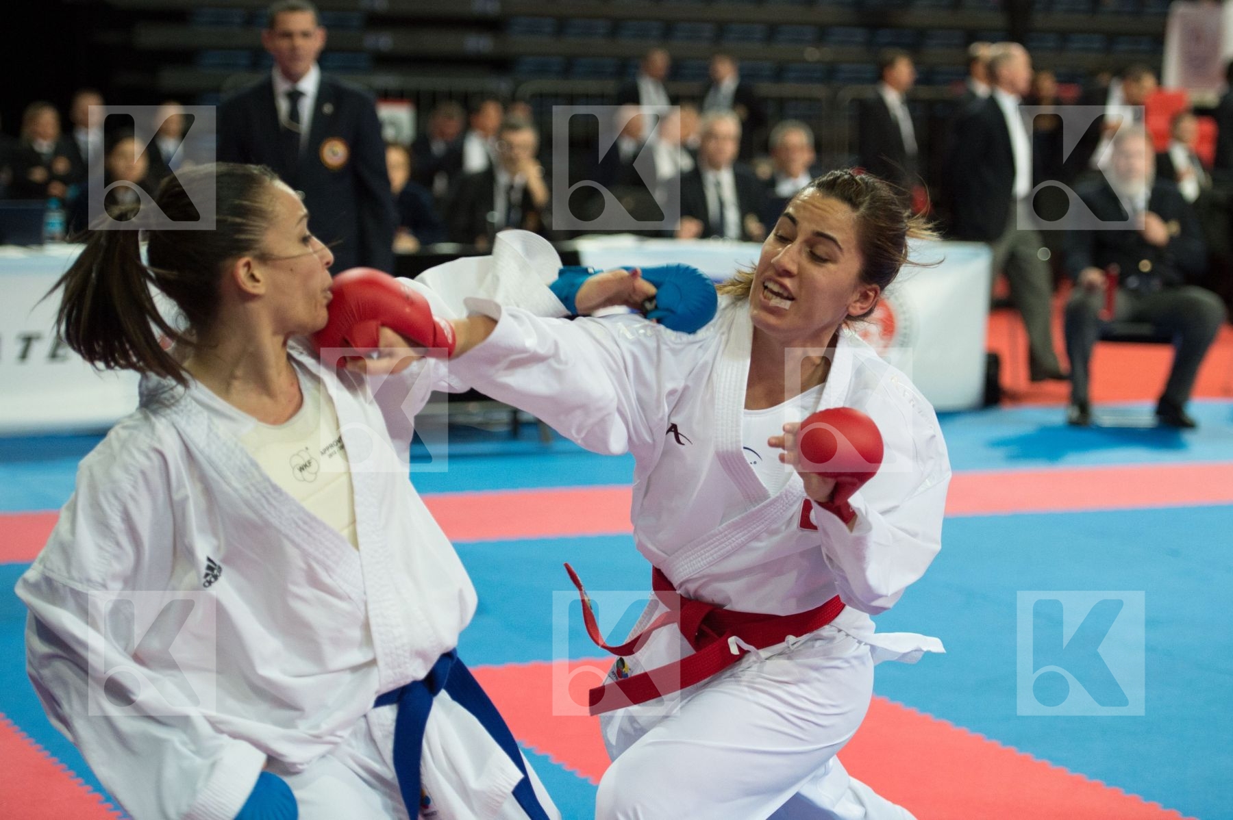 +68 kg Ait Ibrahim Nadege female France Hocaoglu Meltem kumite t