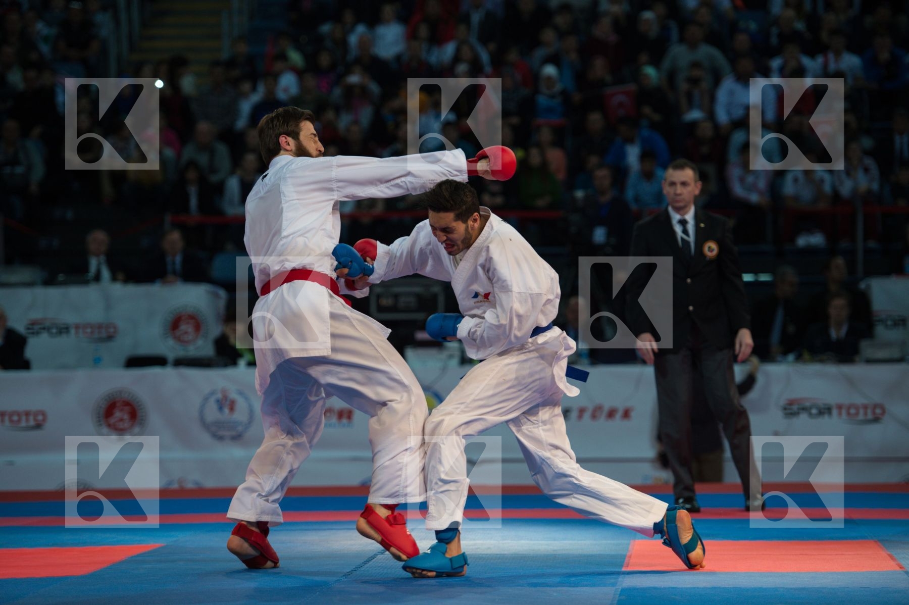 Bouazza Amin Erkan Enes finals France kumite male team Turkey