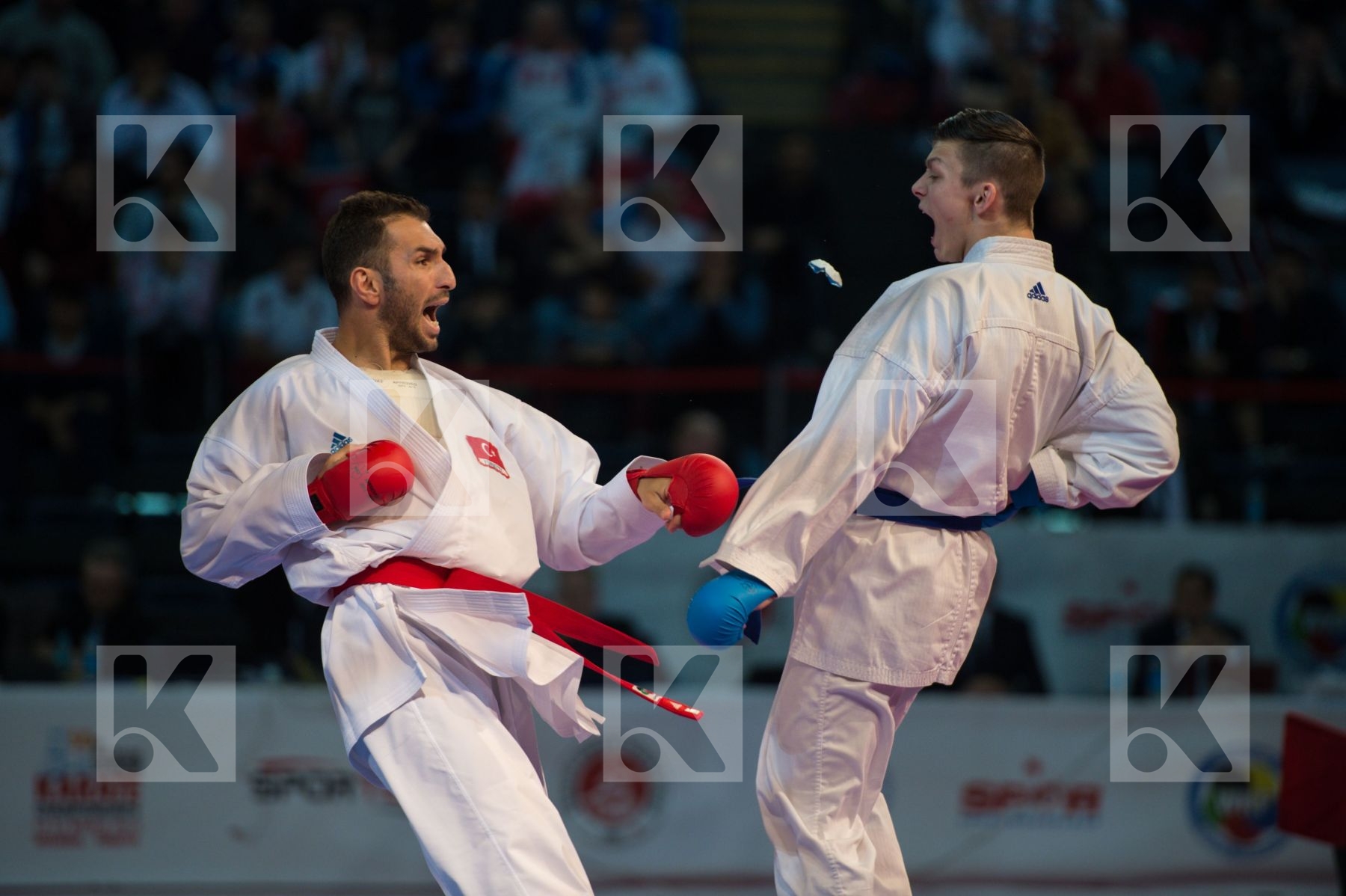 finals France kumite Lebrun Lou male team top Turkey Yagci Serka