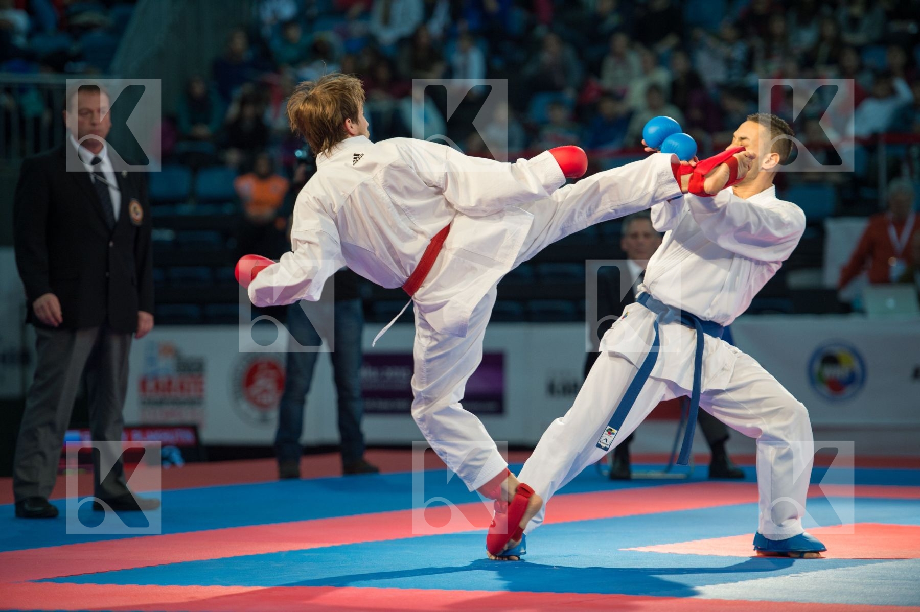 -60 kg Antic Marko bronze match kumite male Plakhutin Evgeny Rus