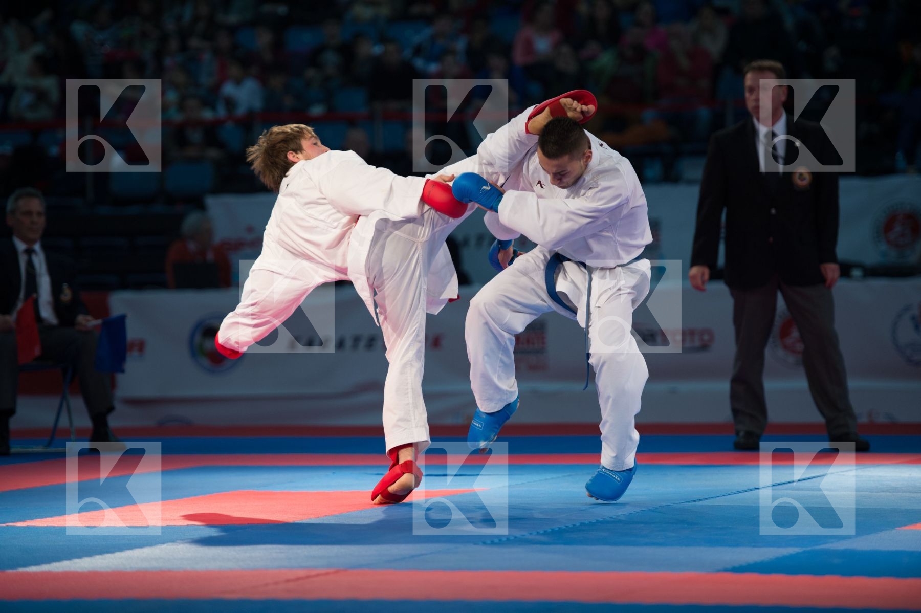 -60 kg Antic Marko bronze match kumite male Plakhutin Evgeny Rus
