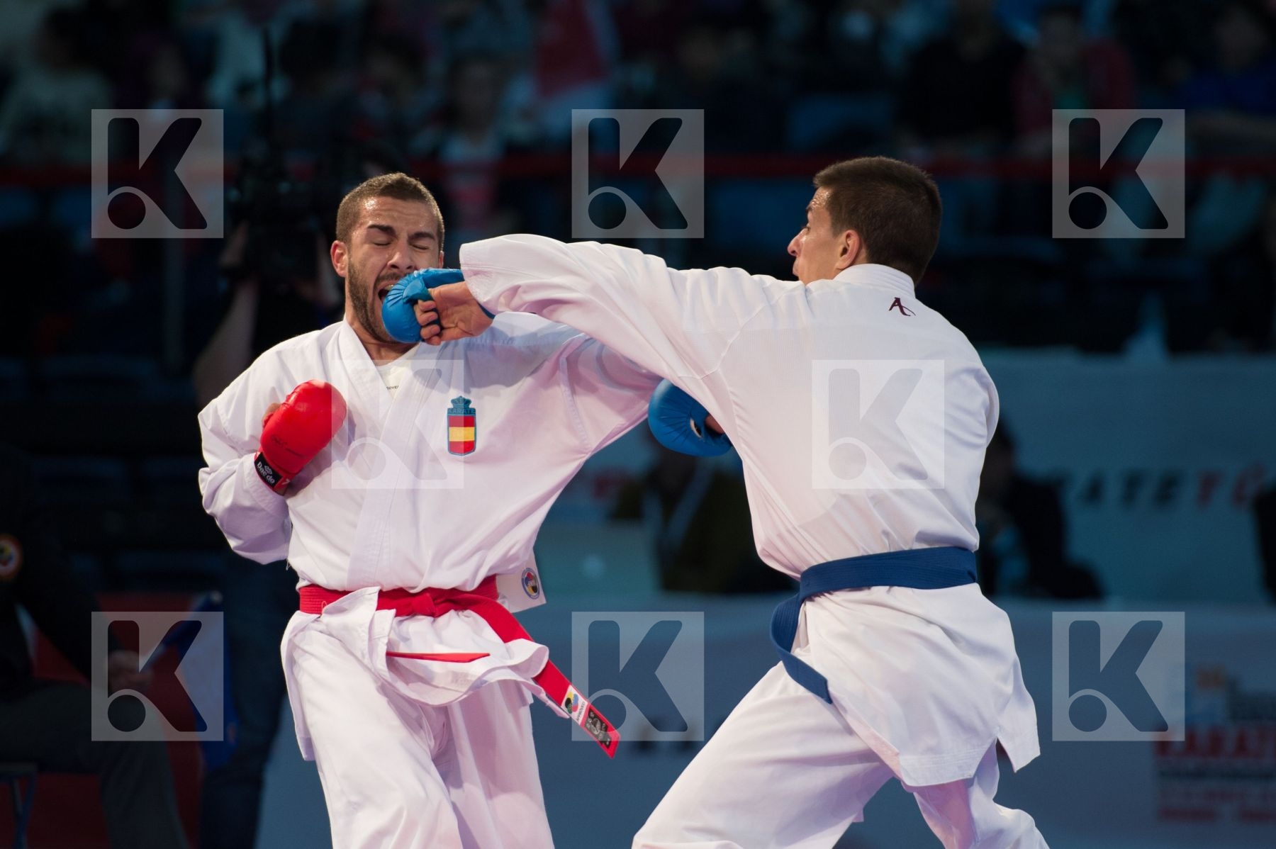 -60 kg bronze match Fyr Of Macedonia Gomez Garcia Matias kumite