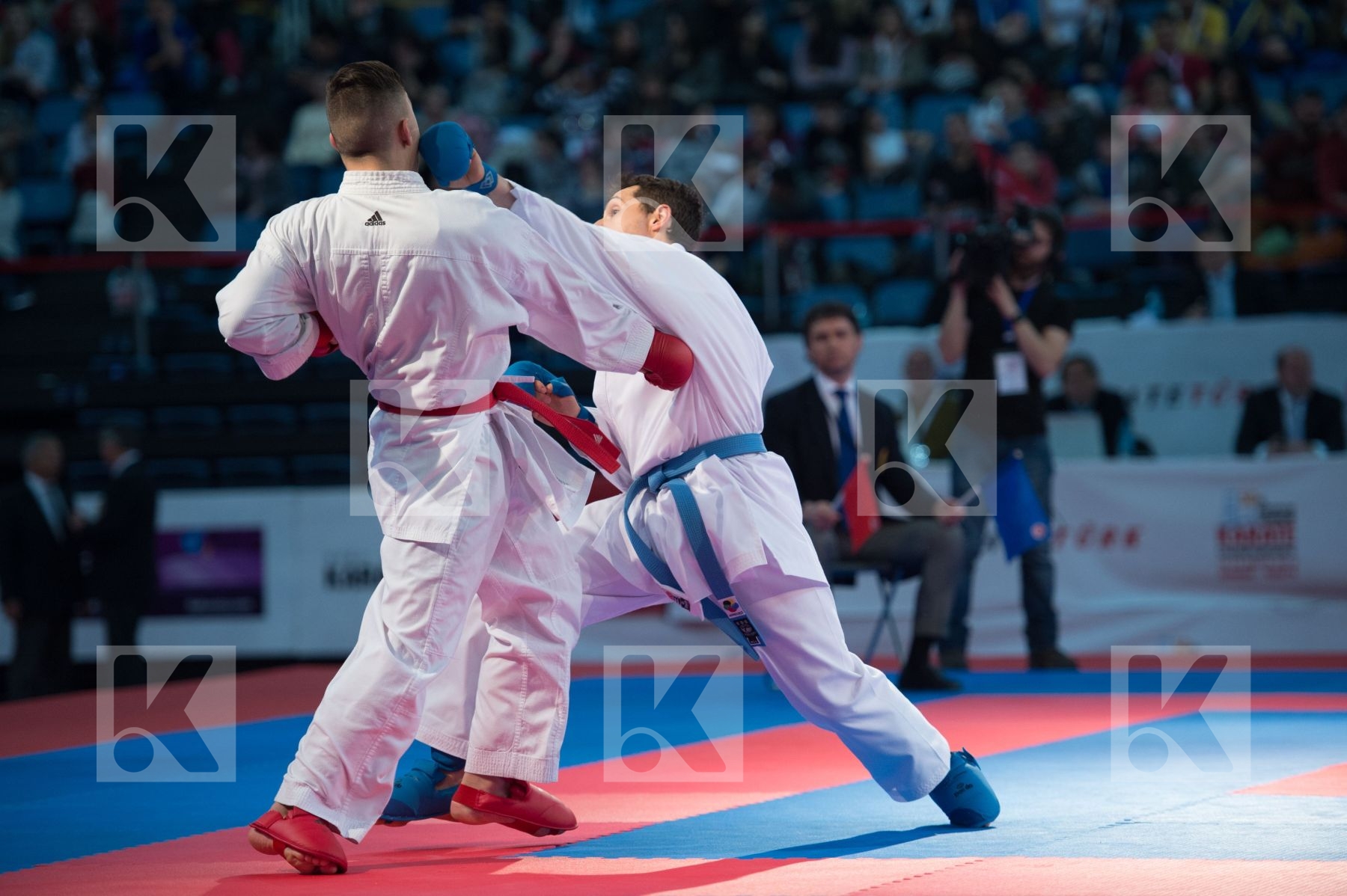 -67 kg bronze match Dacosta Steven France kumite Rasero Ruiz Man