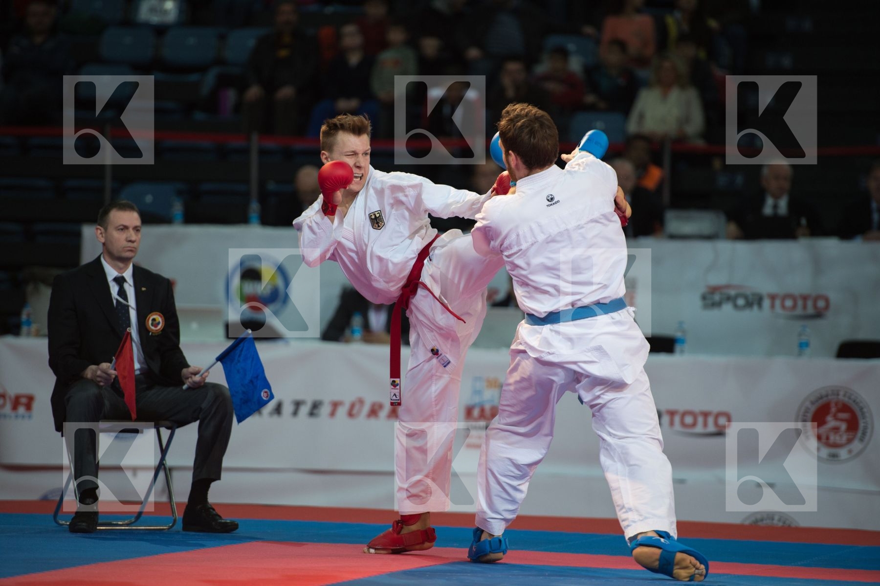 Azerbaijan bronze match Germany kumite male team