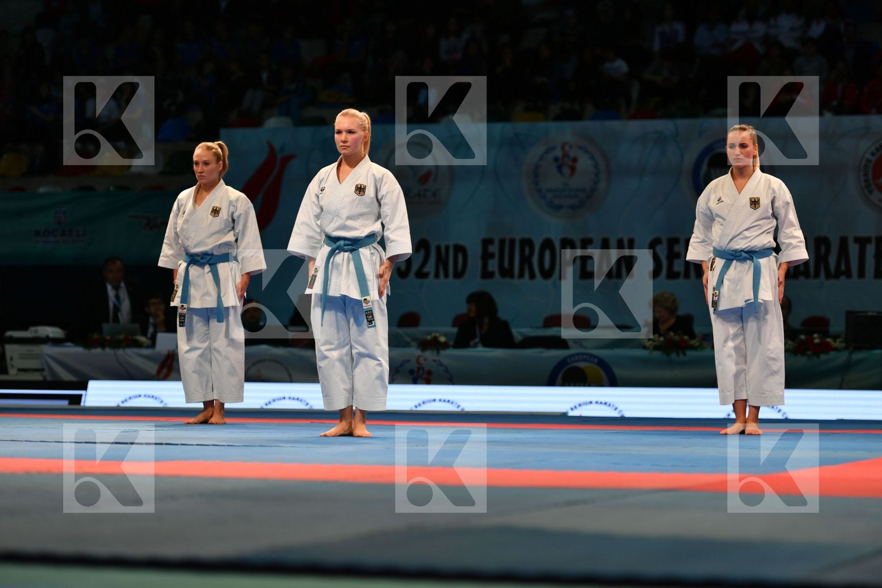 Female team kata Gankaku Germany Germany Germany