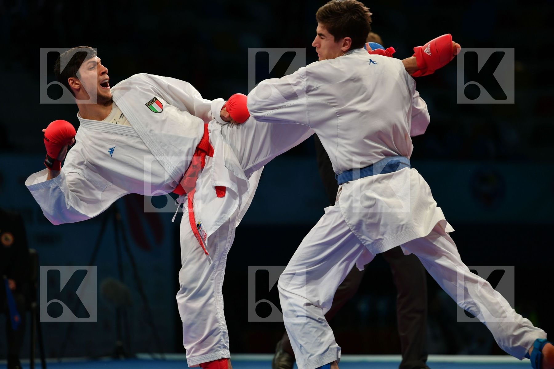 Croatia Croatia Croatia Italy Italy Italy Male team kumite