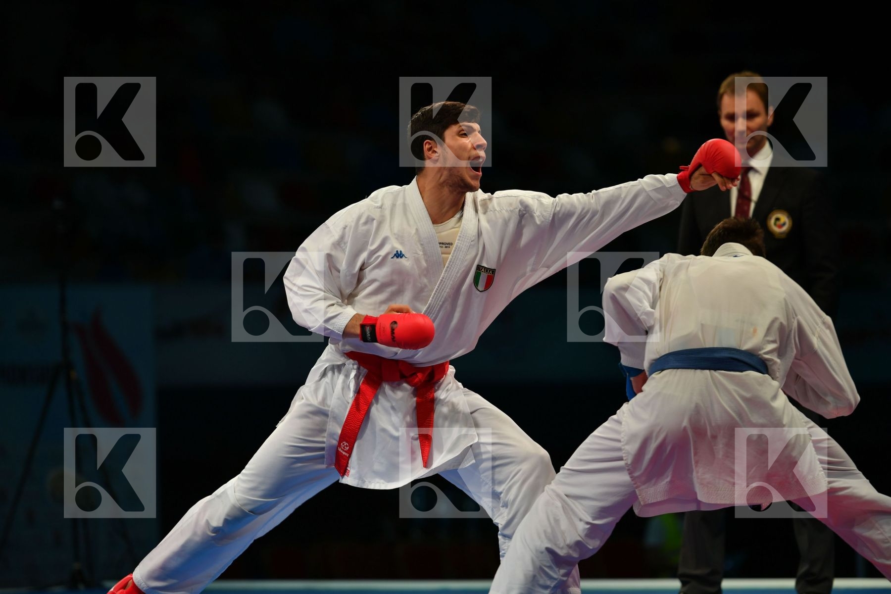 Croatia Croatia Croatia Italy Italy Italy Male team kumite