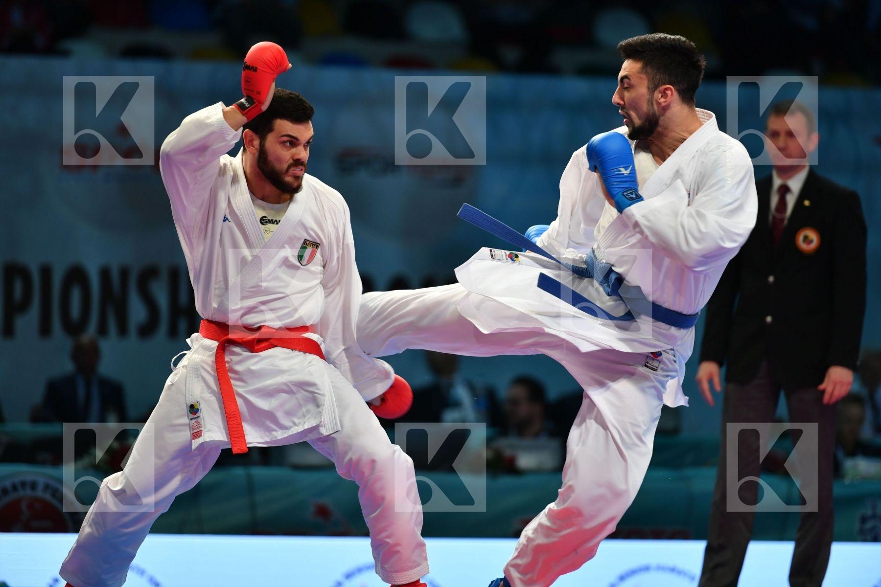 Croatia Croatia Croatia Italy Italy Italy Male team kumite