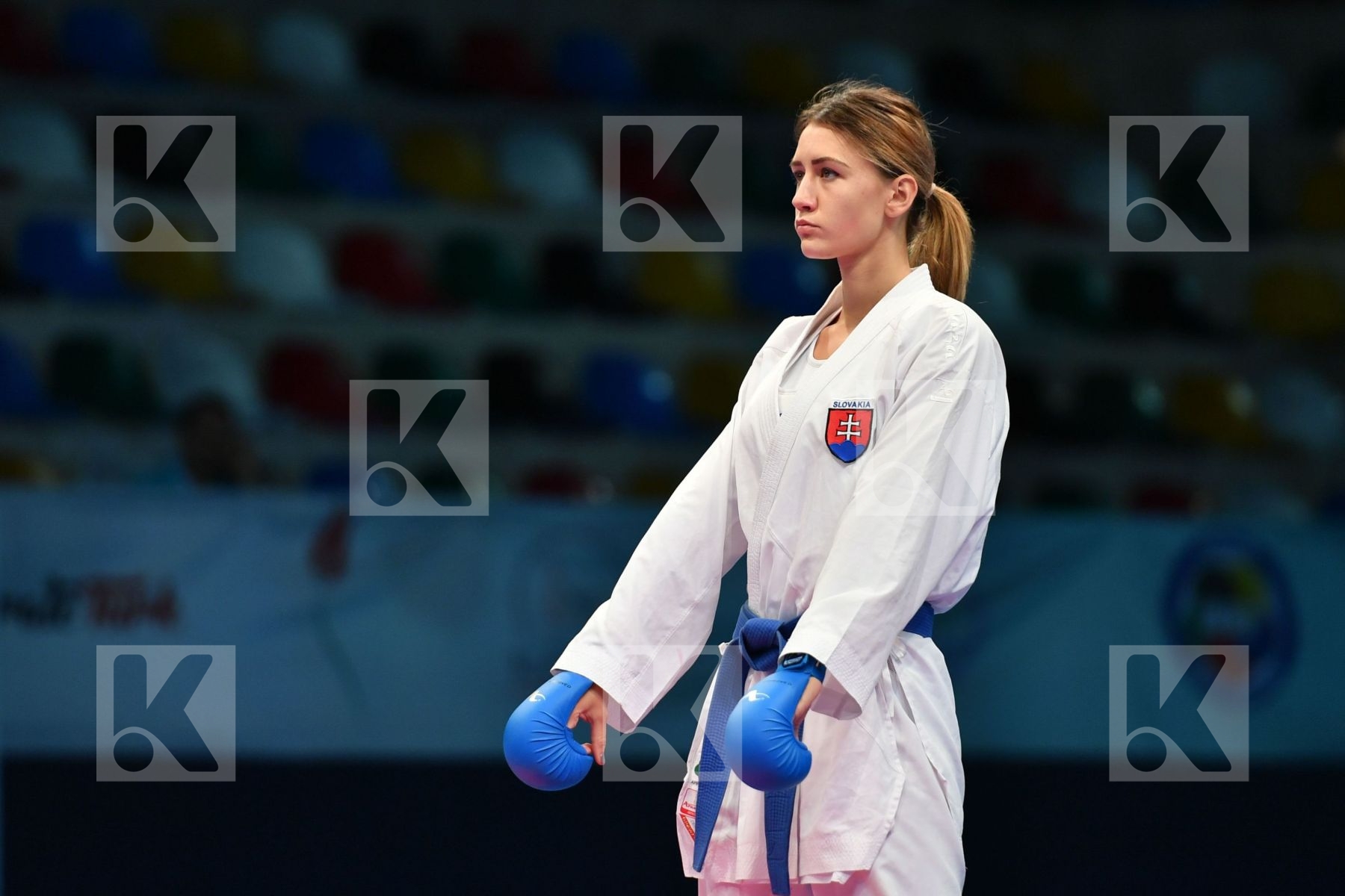 Female kumite 68+ kg Russian federation Slovakia Tatarova Domini