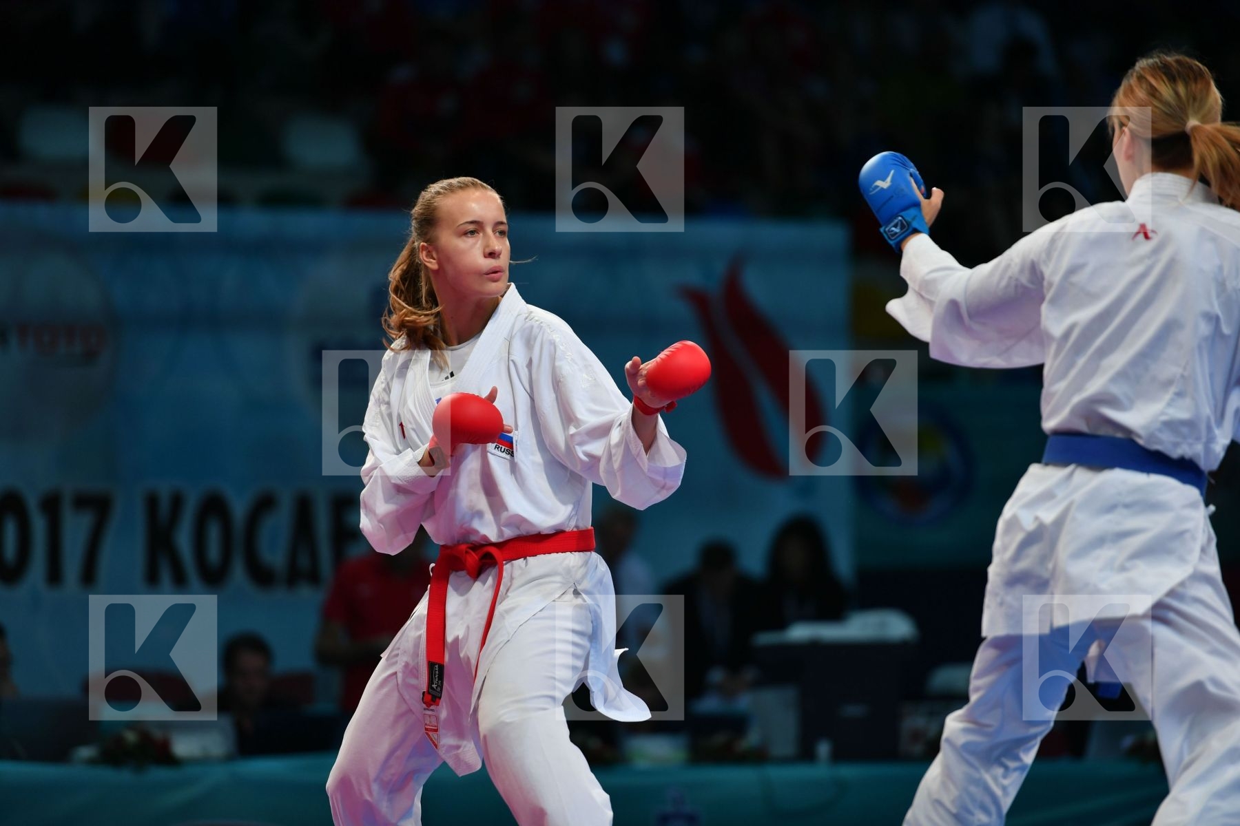 Female kumite 68+ kg Russian federation Slovakia Tatarova Domini