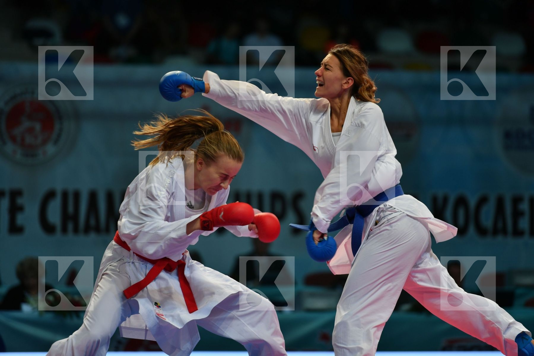 Female kumite 68+ kg Russian federation Slovakia Tatarova Domini