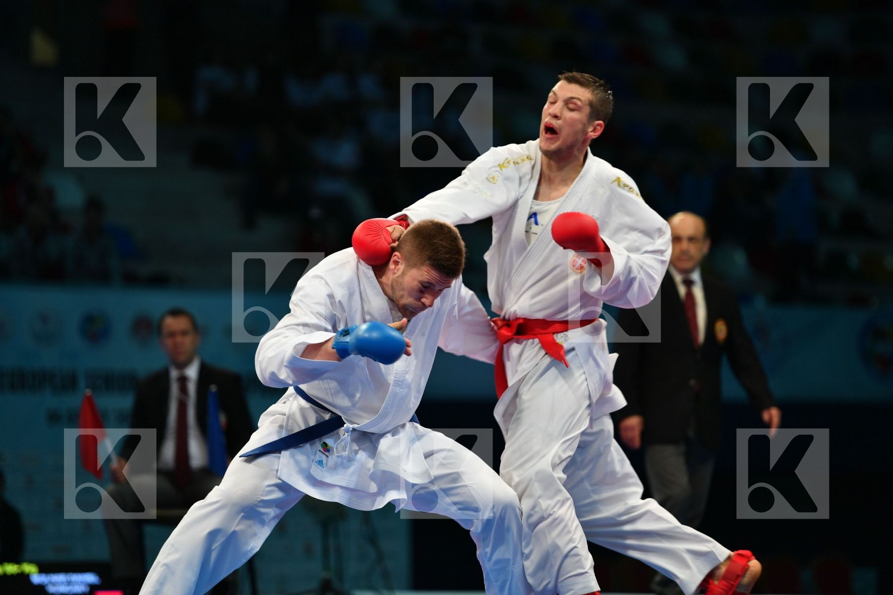 Bitevic Slobodan Hungary Male kumite 84+ kg Molnar Daniel Serbia