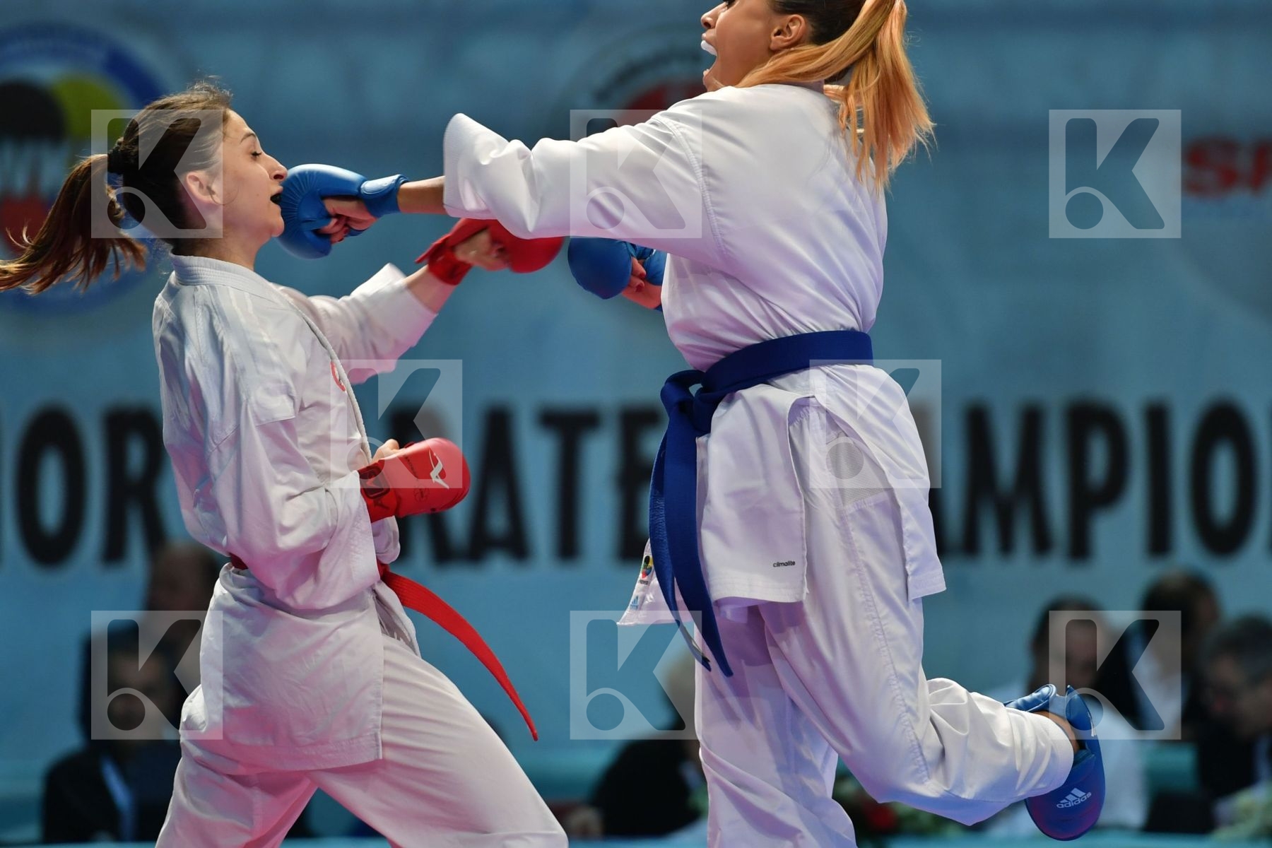 Female kumite -55 kg France Fyr of macedonia Georgieva Jovana Th