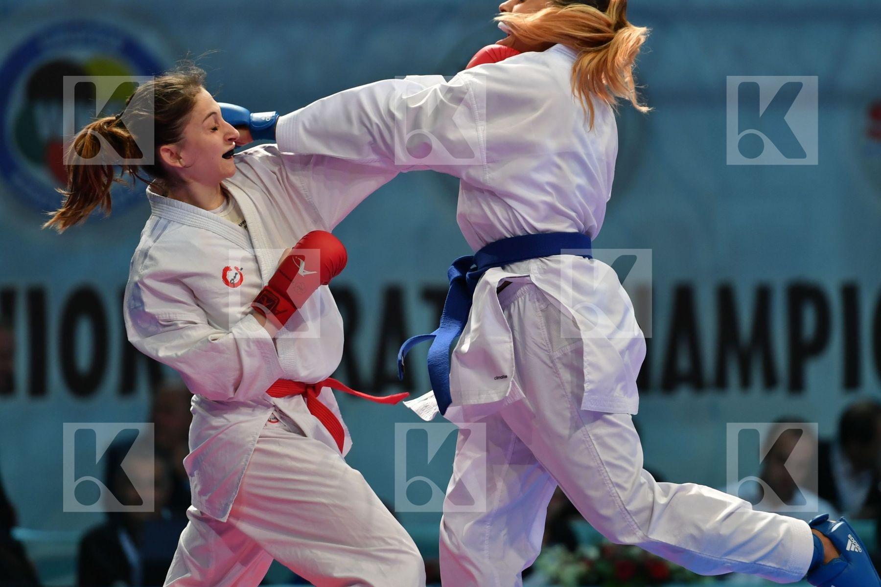 Female kumite -55 kg France Fyr of macedonia Georgieva Jovana Th
