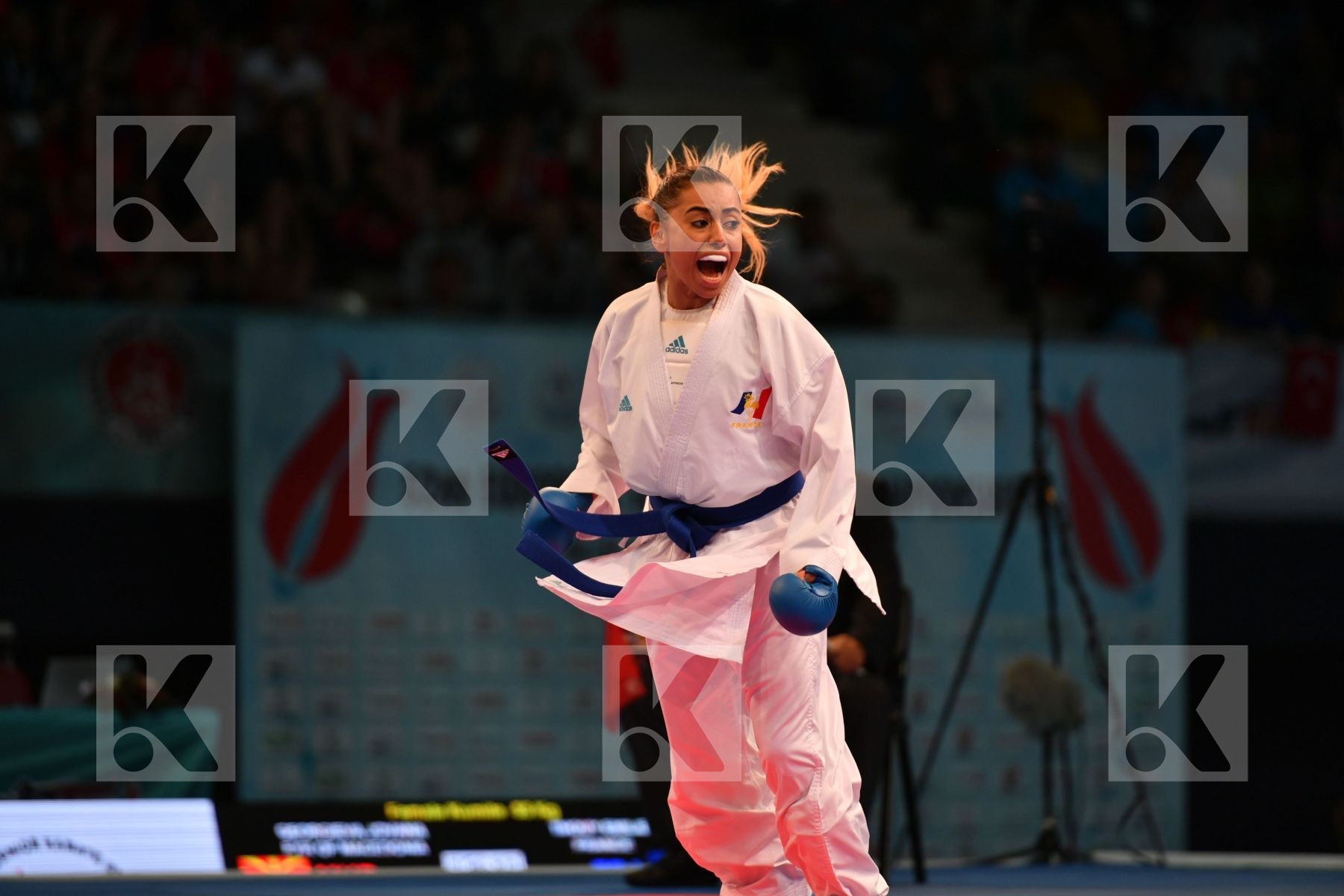 Female kumite -55 kg France Fyr of macedonia Georgieva Jovana Th