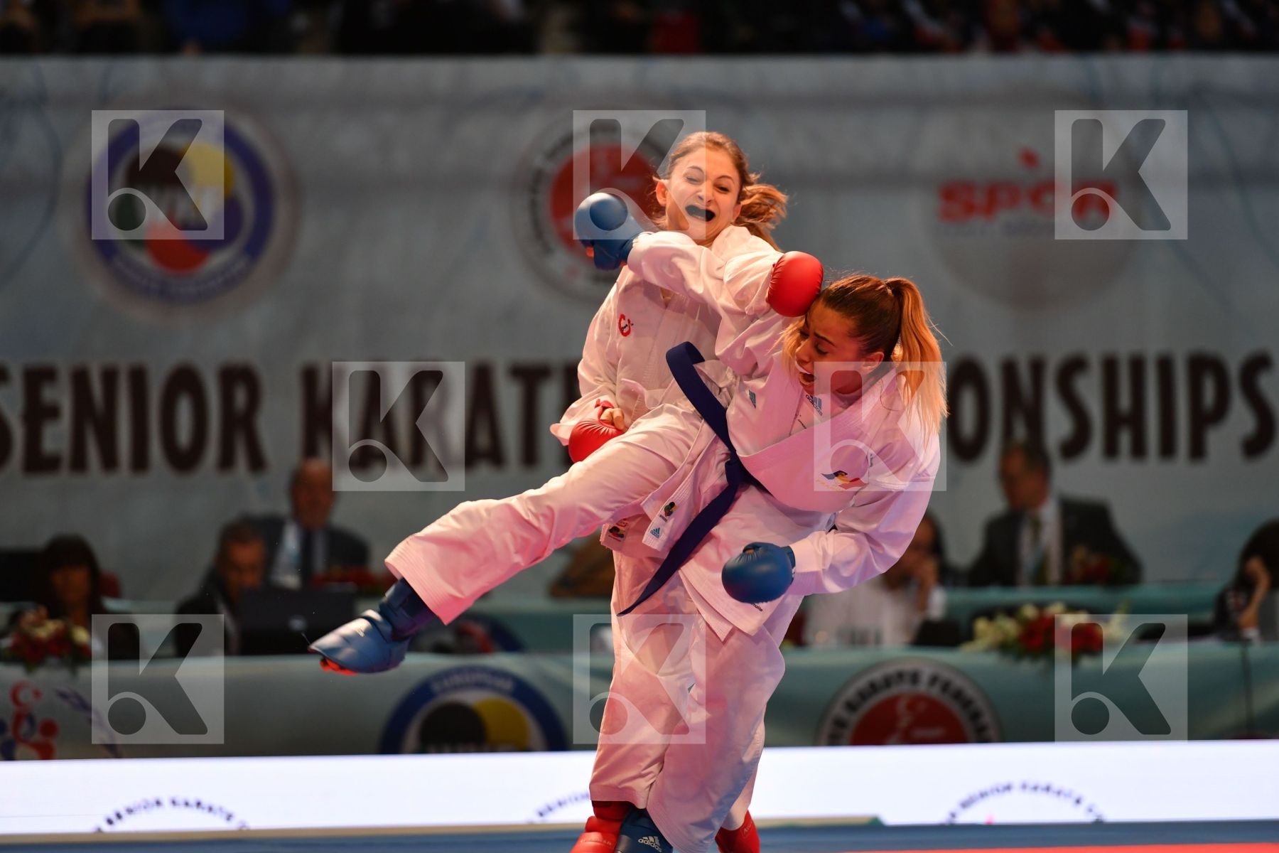 Female kumite -55 kg France Fyr of macedonia Georgieva Jovana Th