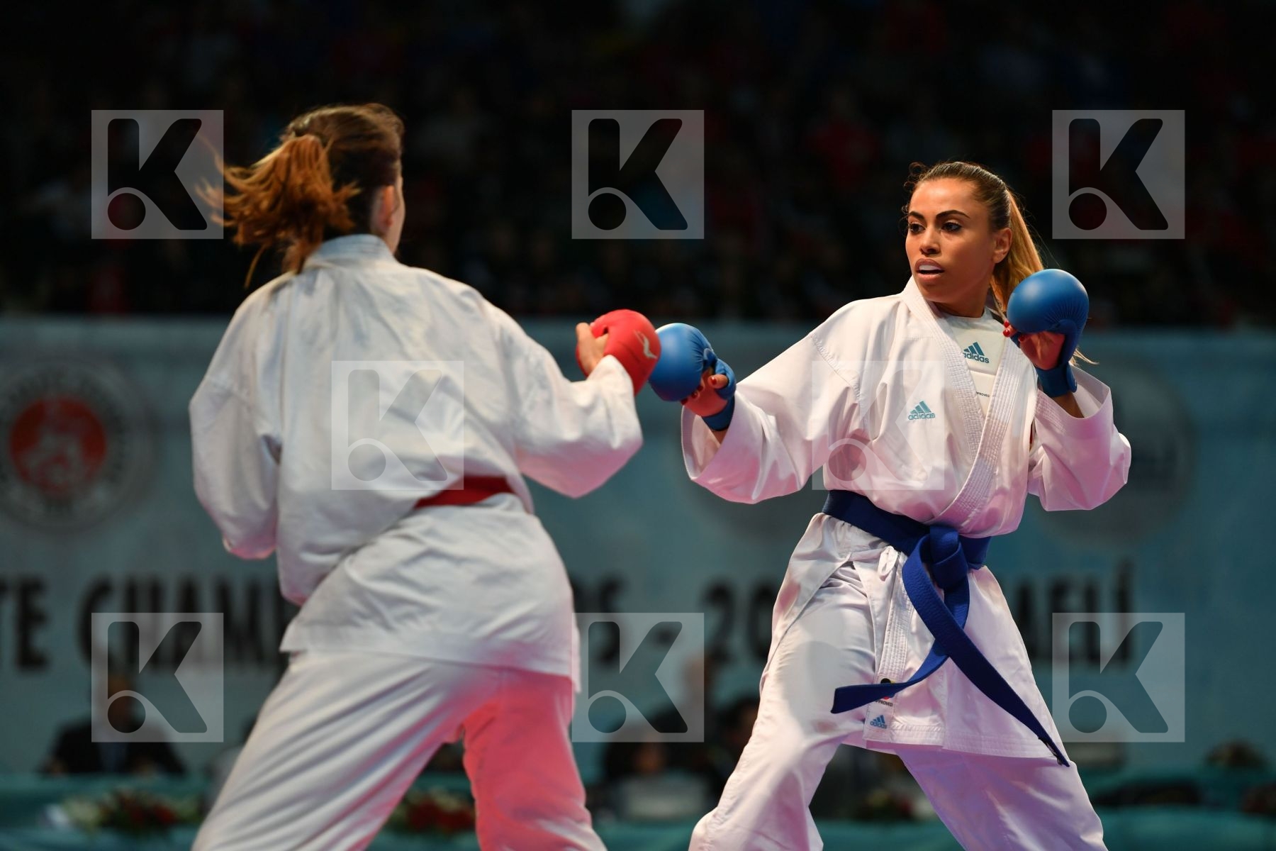 Female kumite -55 kg France Fyr of macedonia Georgieva Jovana Th