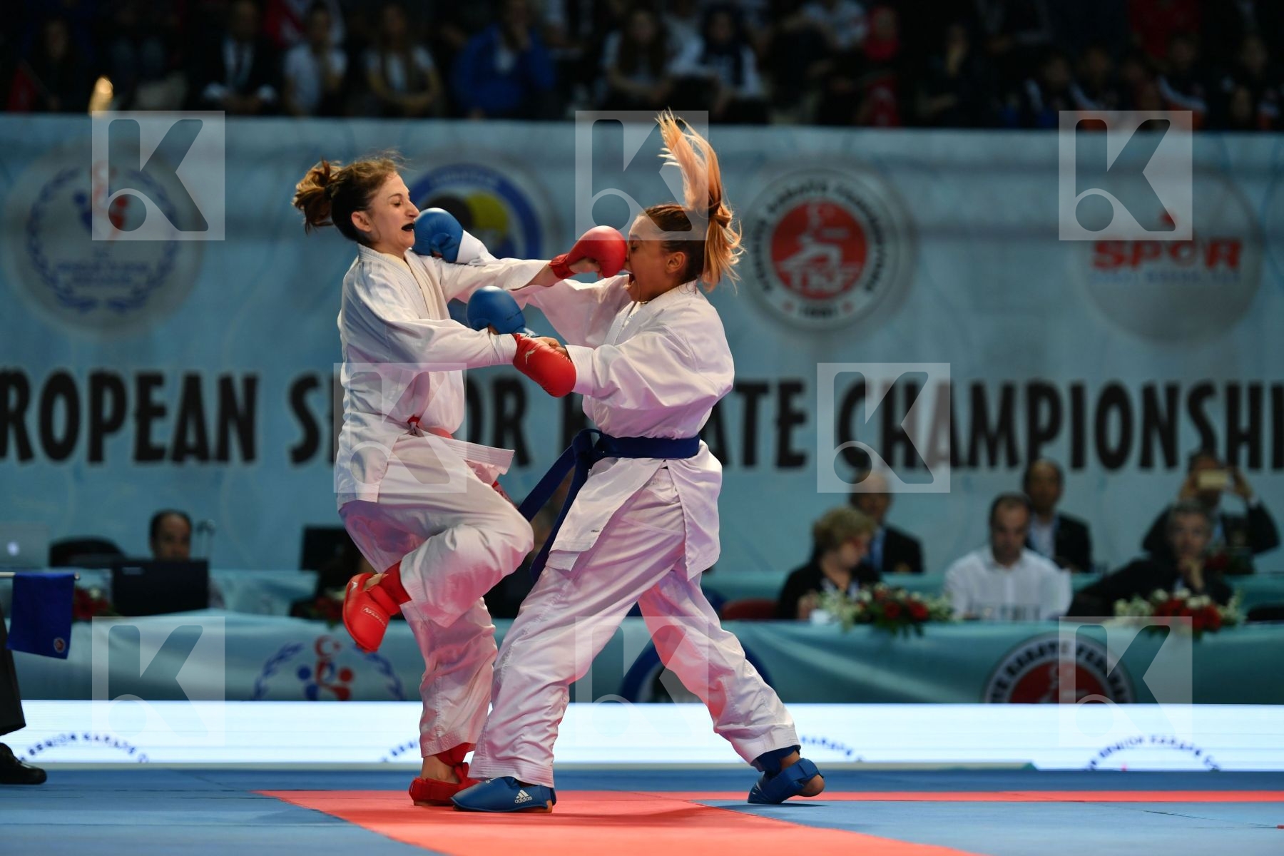 Female kumite -55 kg France Fyr of macedonia Georgieva Jovana Th