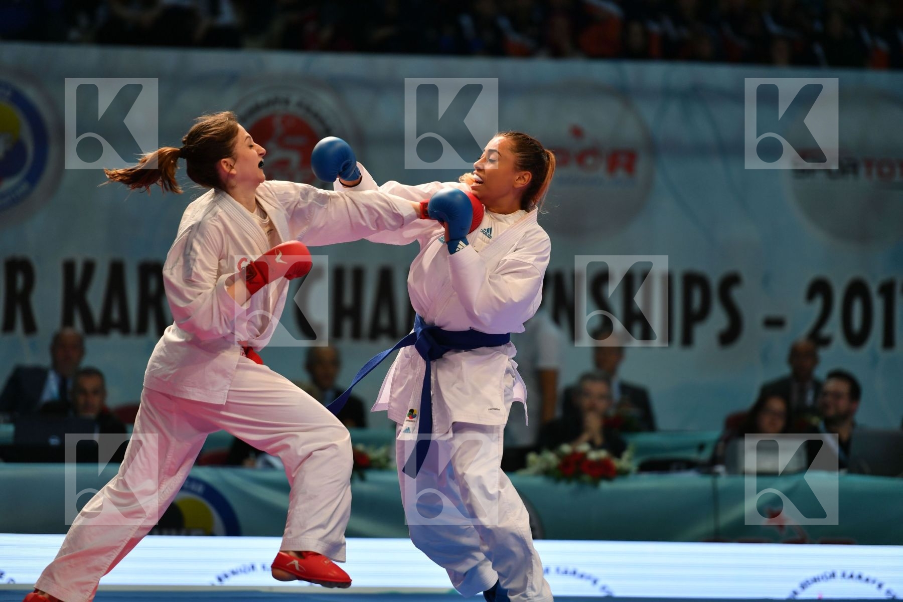 Female kumite -55 kg France Fyr of macedonia Georgieva Jovana Th